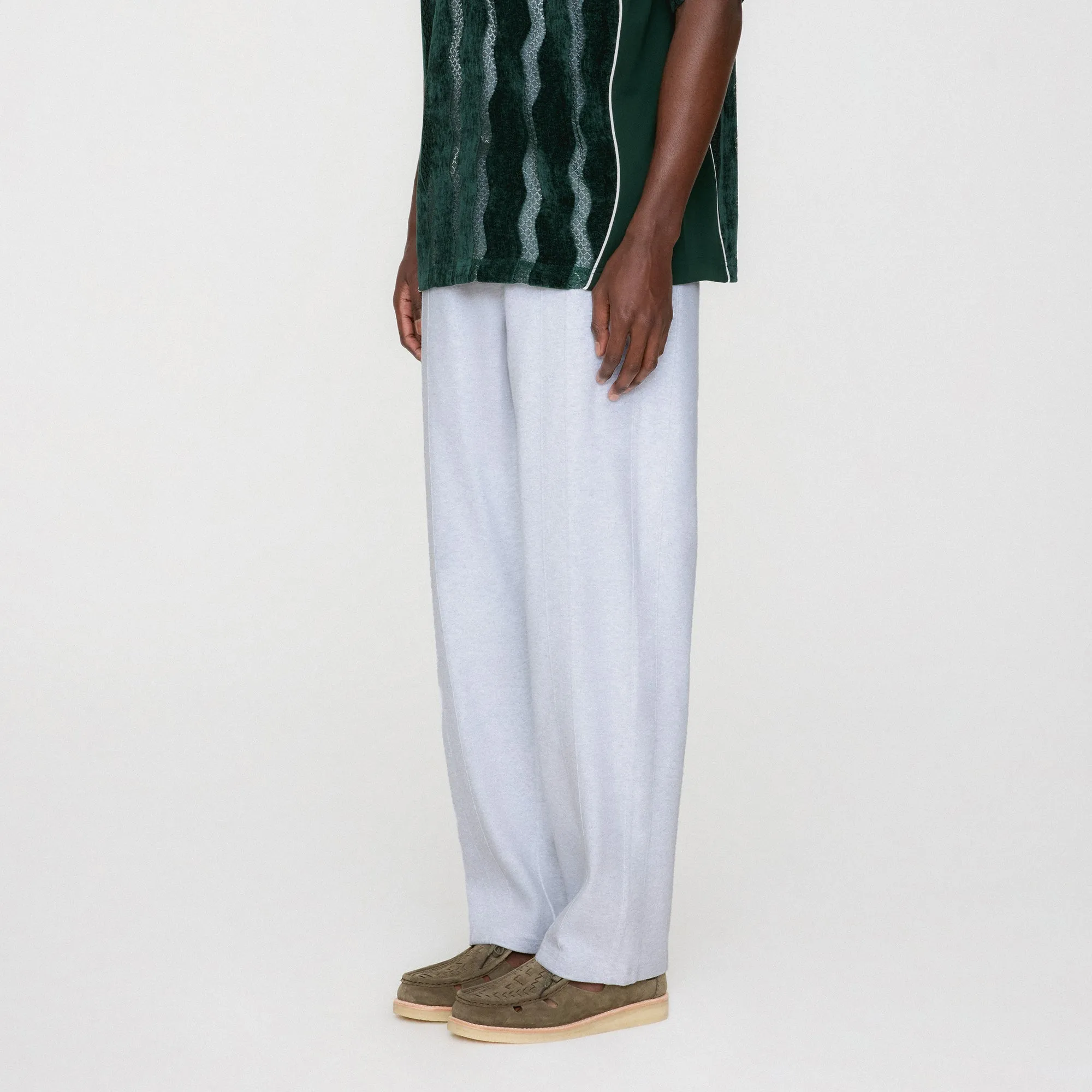 Kith Bryson Panelled Sweatpant - Light Heather Grey Stretch Layer Fit