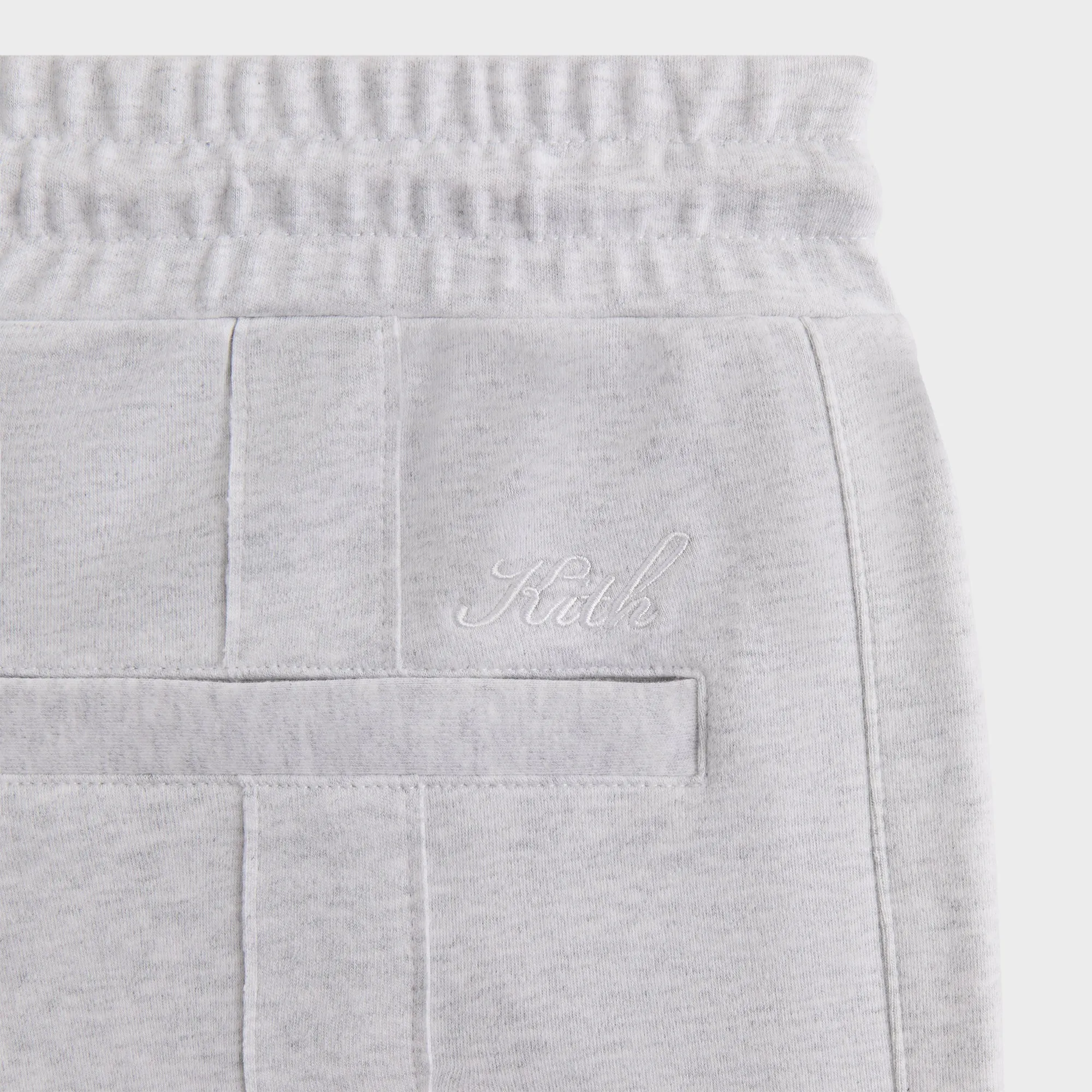 Kith Bryson Panelled Sweatpant - Light Heather Grey Multi-Purpose Wear Ultra Soft Texture