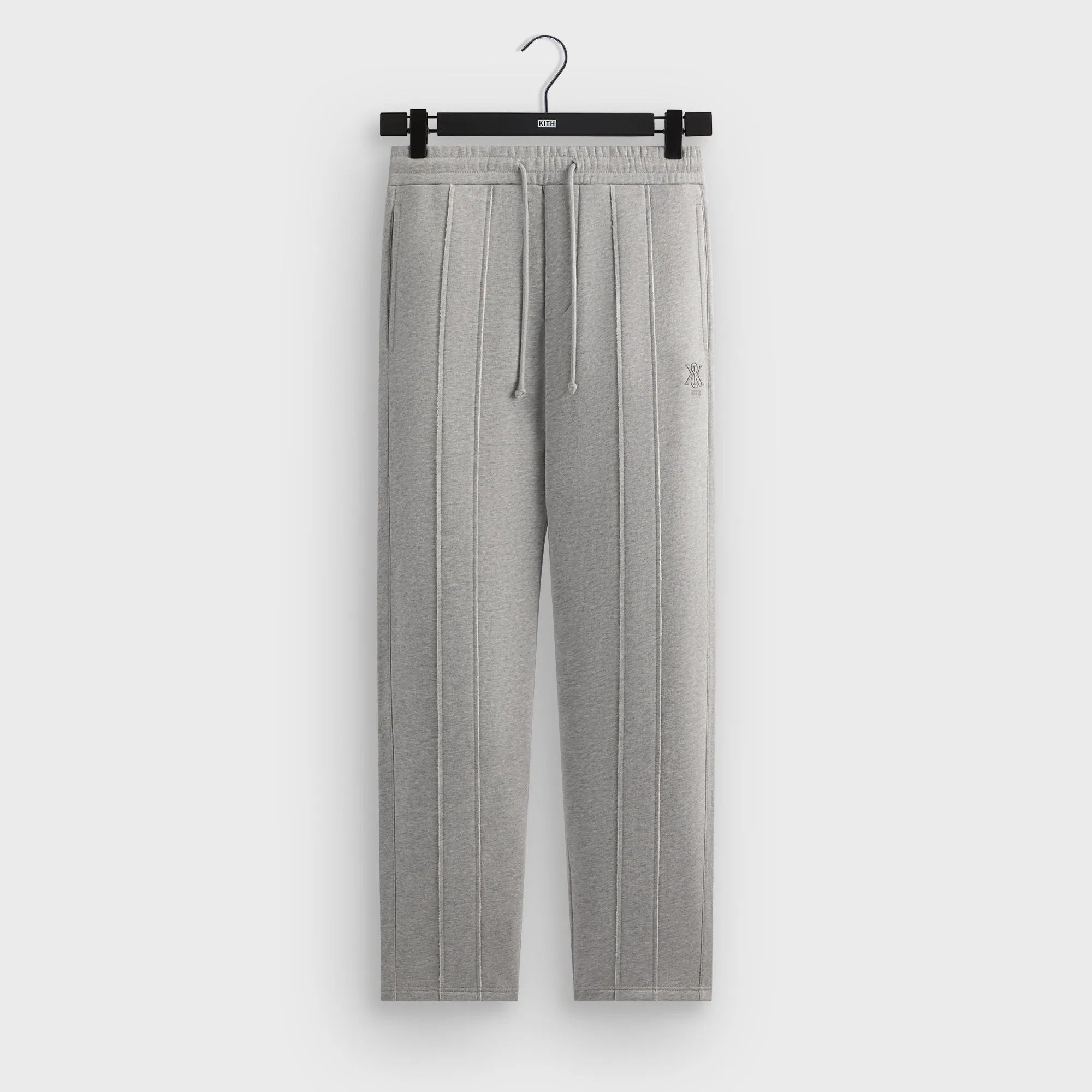 Eco Friendly Dyeing Kith Bryson Panelled Sweatpant - Mid Heather Grey
