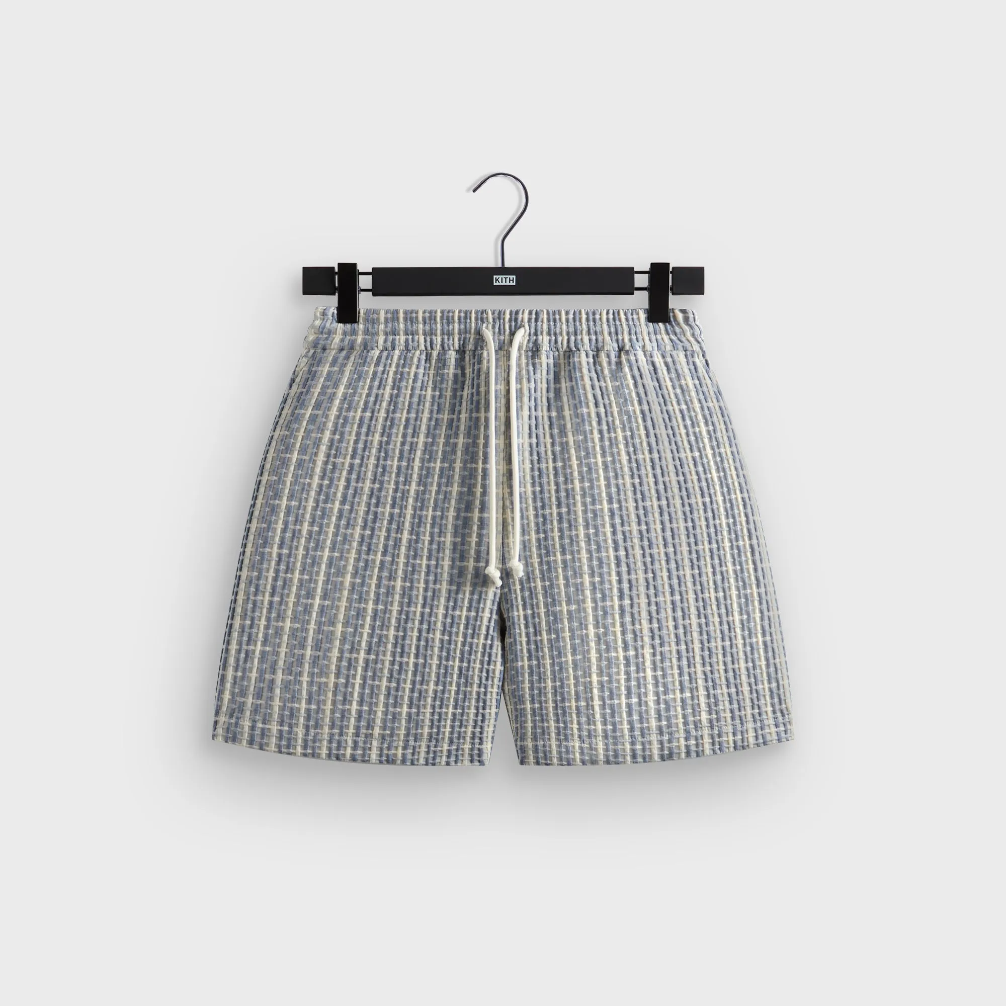 Soft Layers Kith Bubble Check Active Short - Light Indigo