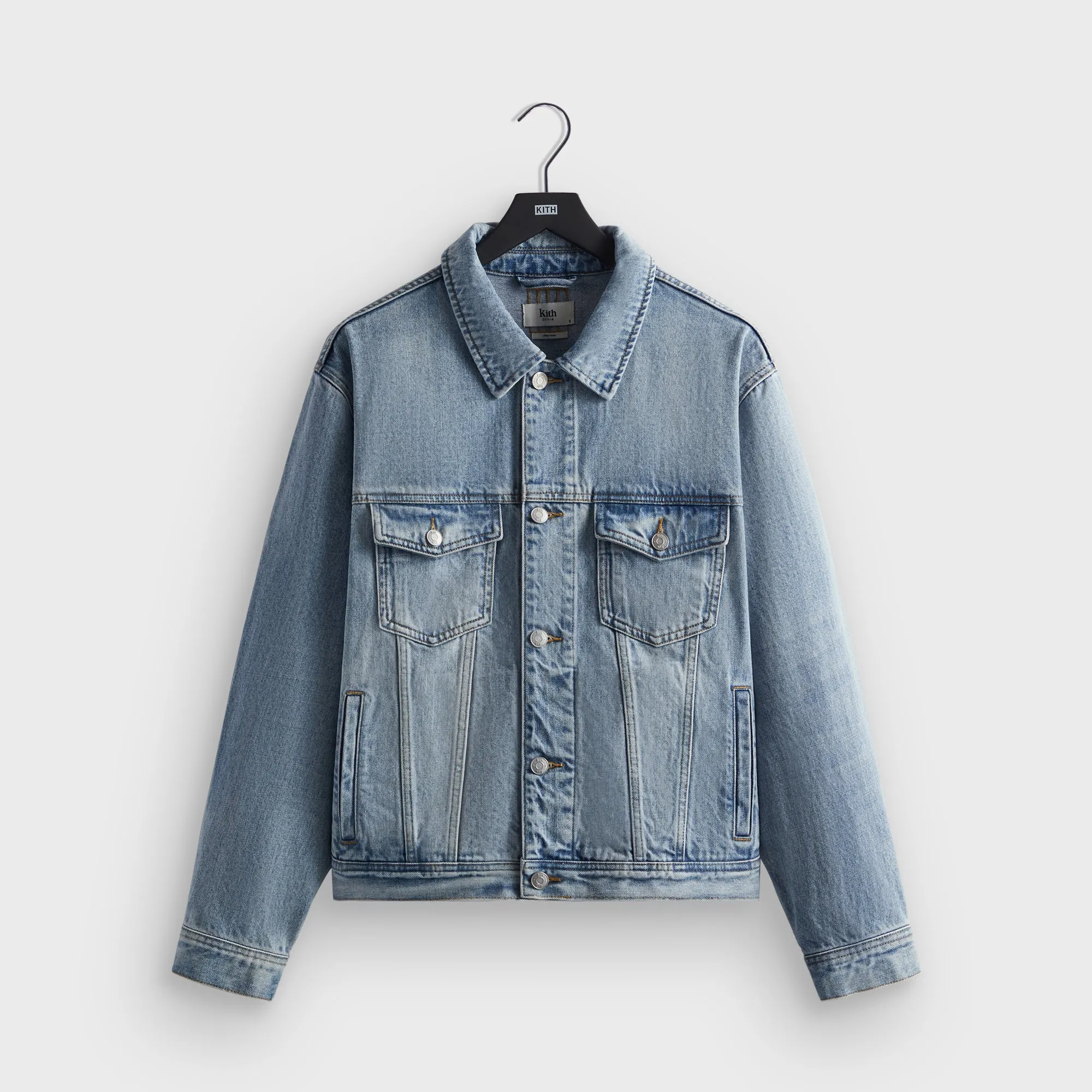 Kith Centre Denim Jacket - Light Indigo Water Resistant