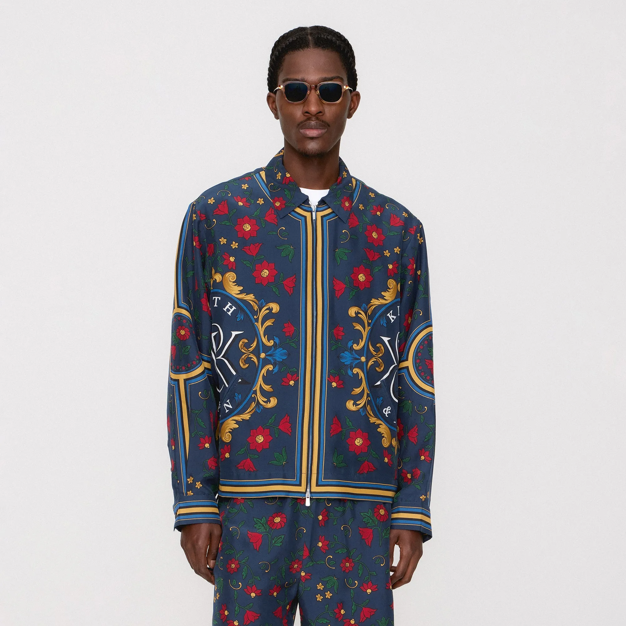 ErgonomicSleeveCut Wet Wicking Kith Connor Blouson Jacket - Nocturnal