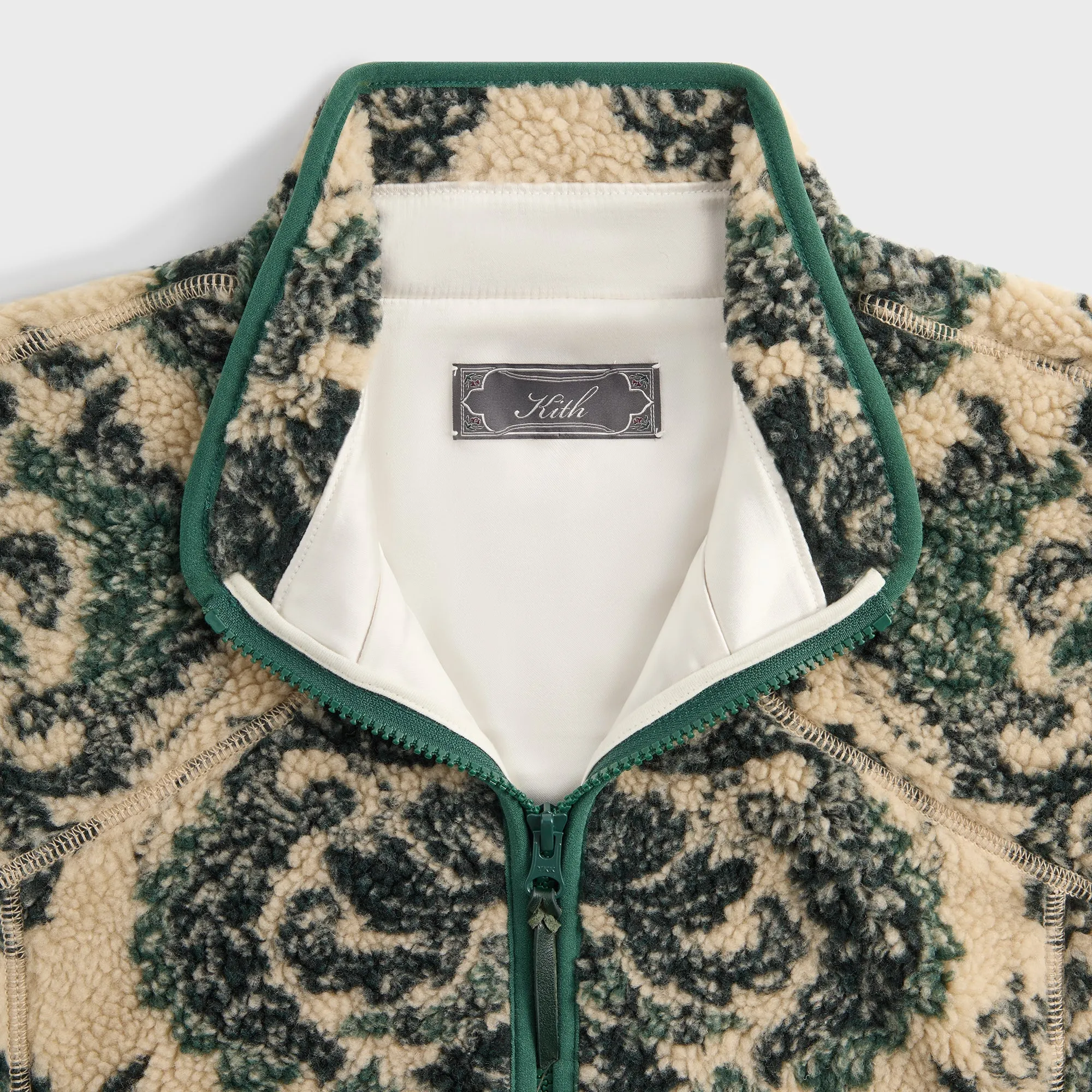 Daywear Staple Kith Damask Floral Sherpa Harper Jacket - Eternal