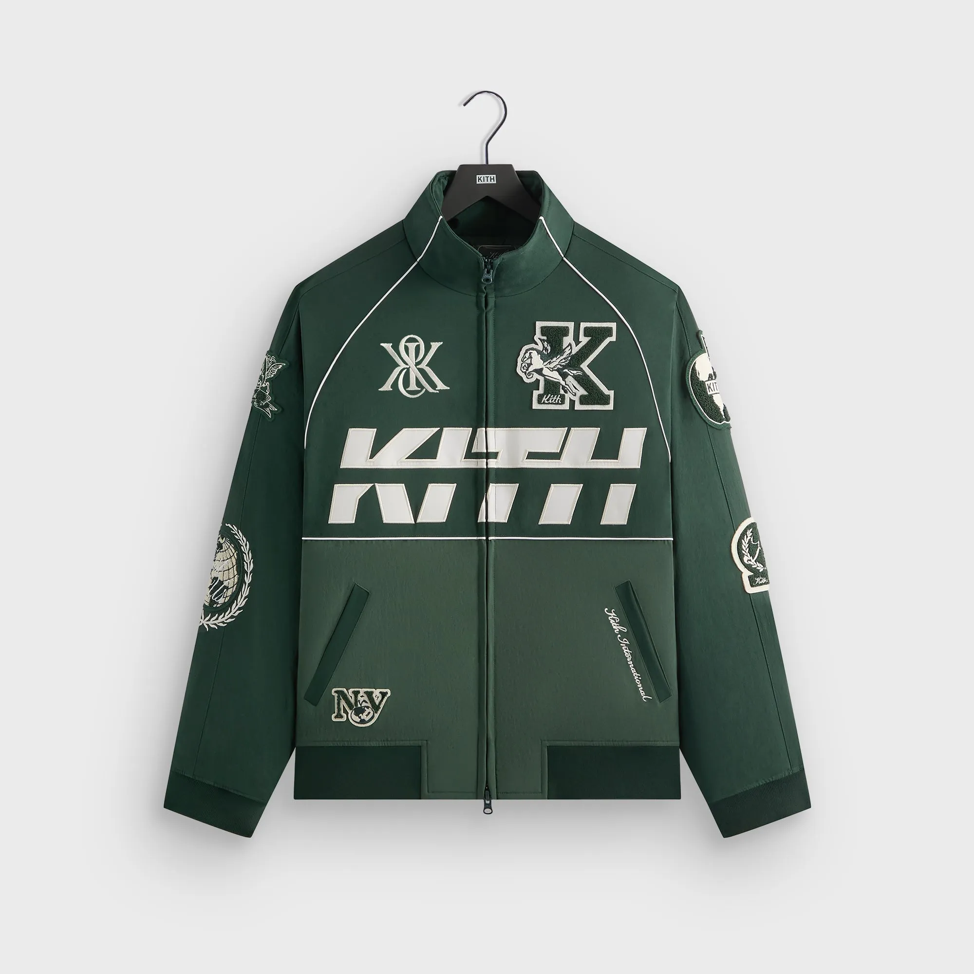Wind Chill Protection Sealed Seams Kith Dejan Racing Jacket - Stadium