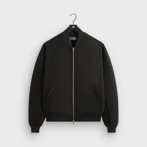 Tagless Neckline Design Kith Double Weave Avery Bomber Jacket - Black