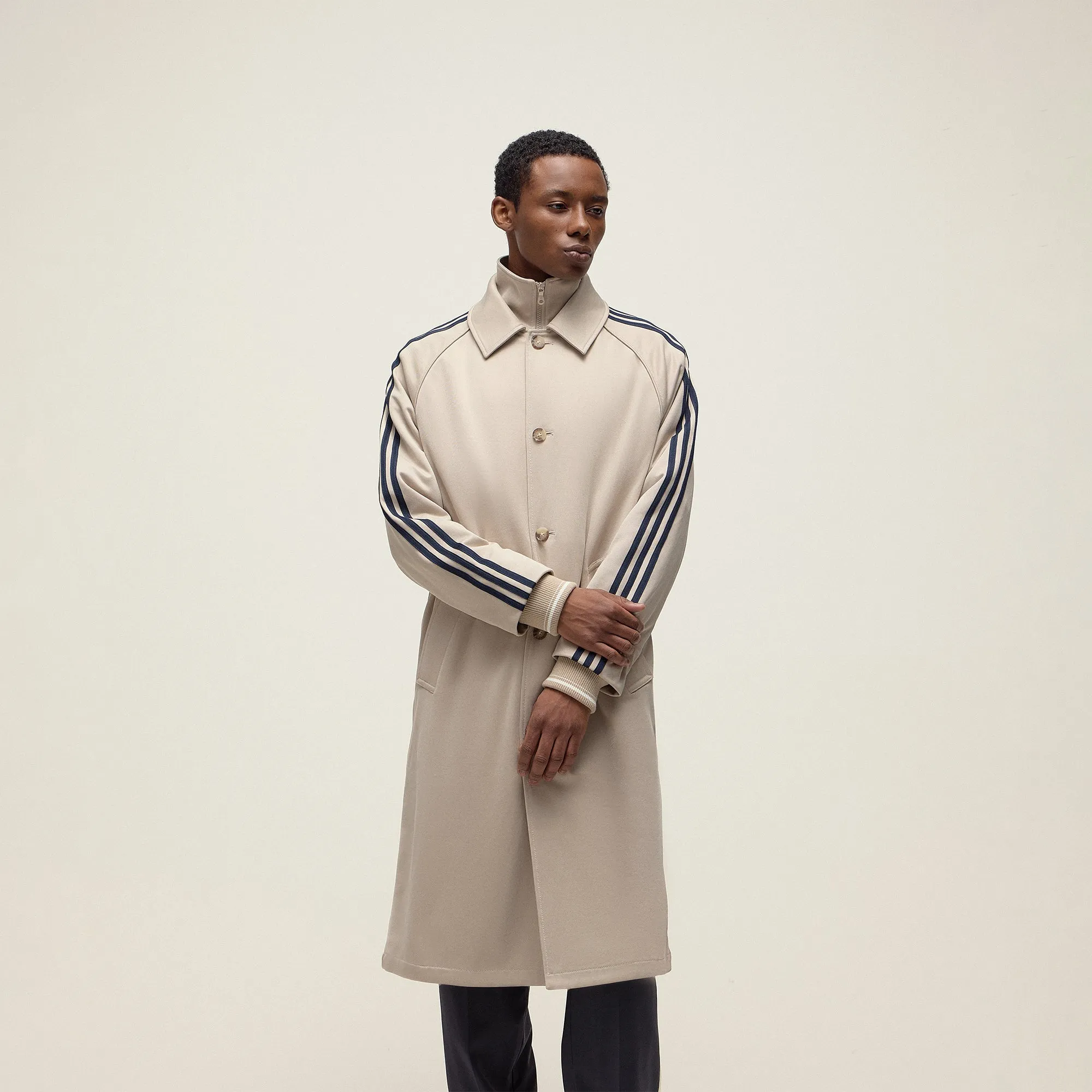 Kith for adidas Football Hybrid Trench Coat - Beige Anti Static Treatment