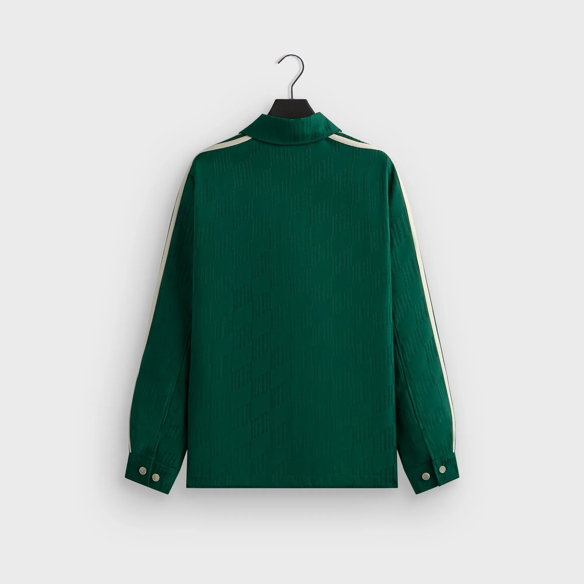 Kith for adidas Football Jacquard Overshirt - Green Non Restrictive Tailoring Non Irritating Lining