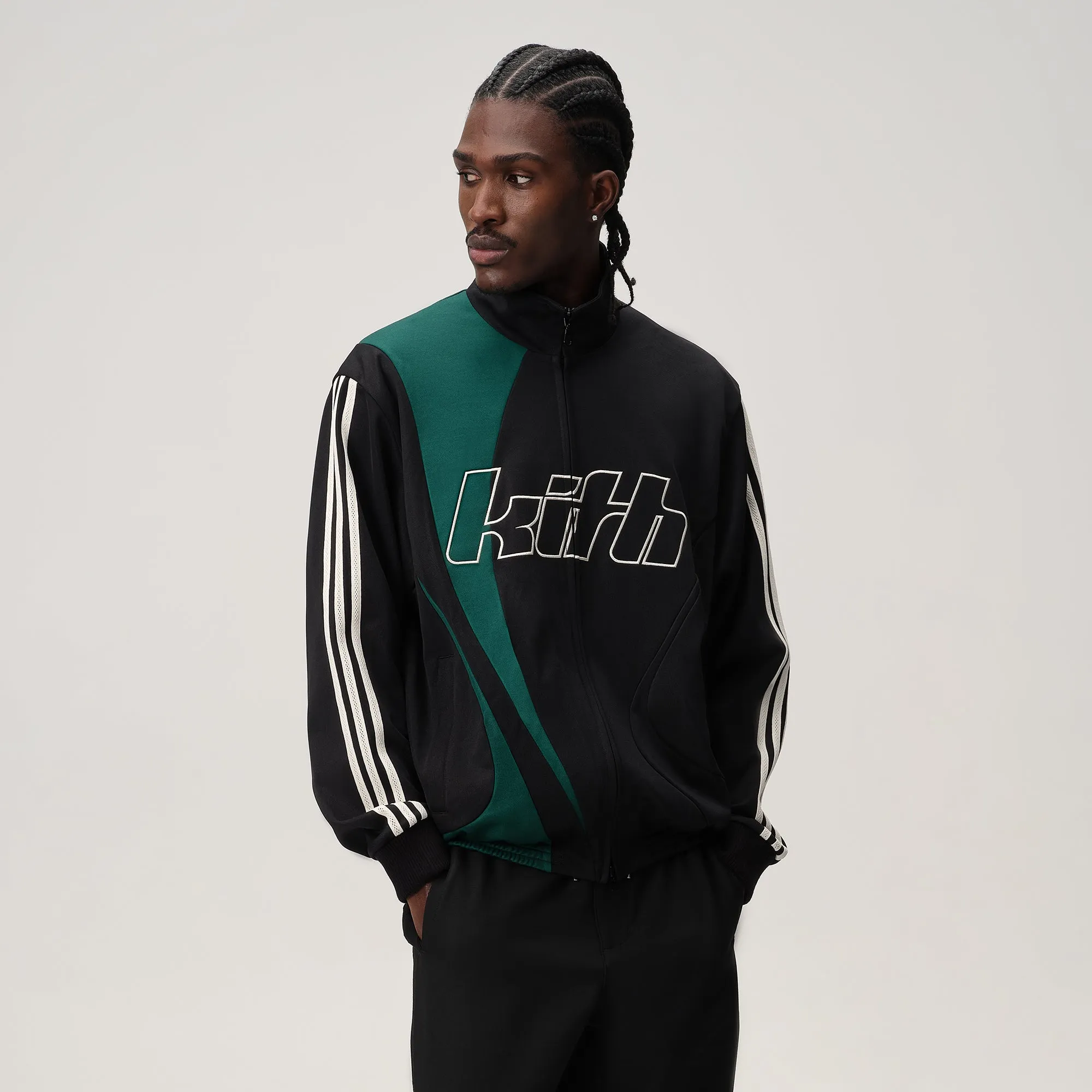 NonRestrictive Movement Design Kith for adidas Football Track Jacket - Black