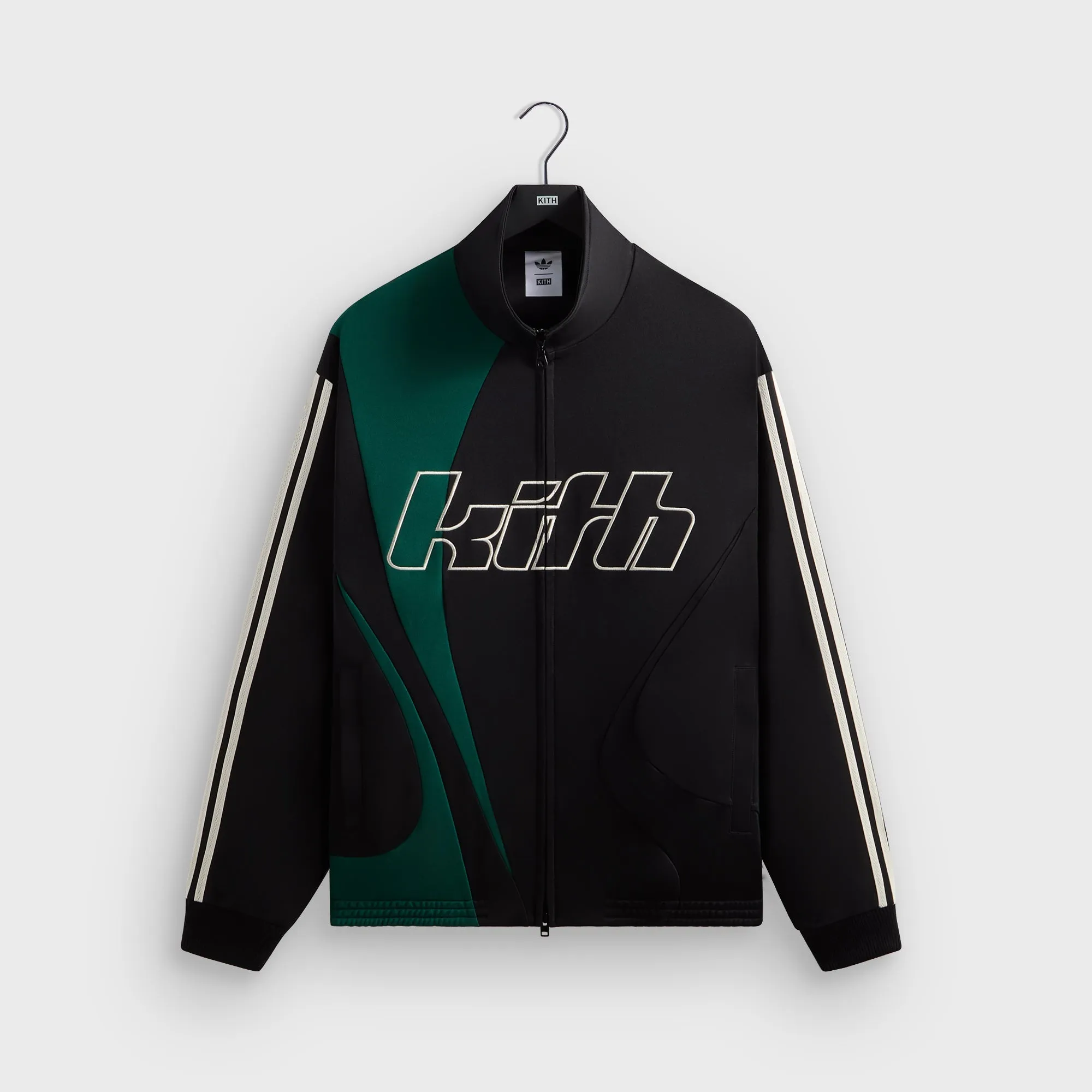 Weekend Style Airflow Ventilation Kith for adidas Football Track Jacket - Black