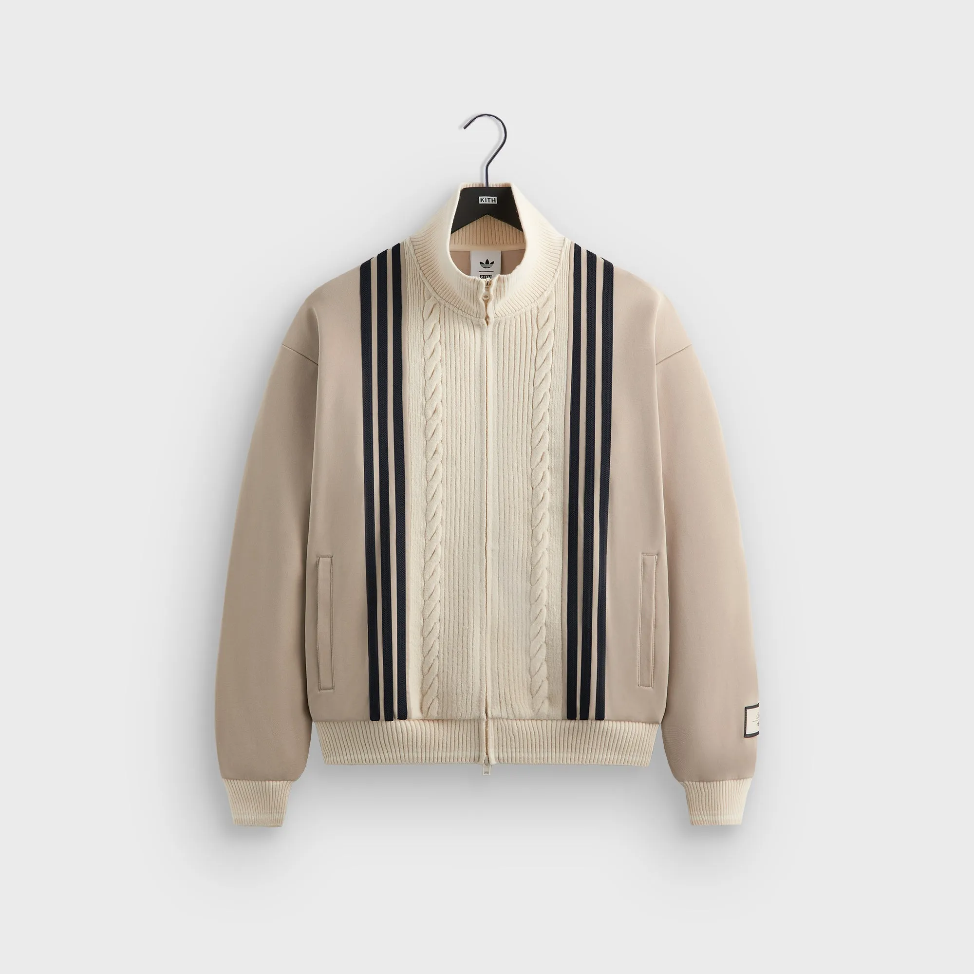 Kith for adidas Football Track Suit Top - Beige Anti Pill Fabric Tech