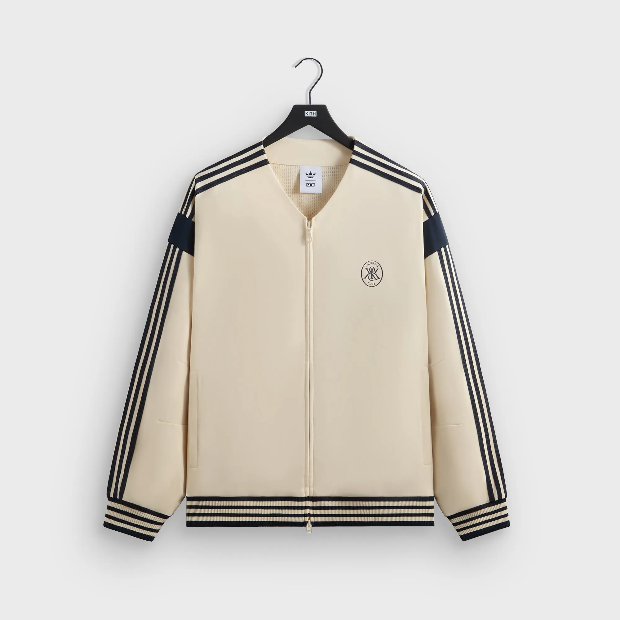 Kith for adidas Football Track Top - Sandrift Relaxed Fit Structure