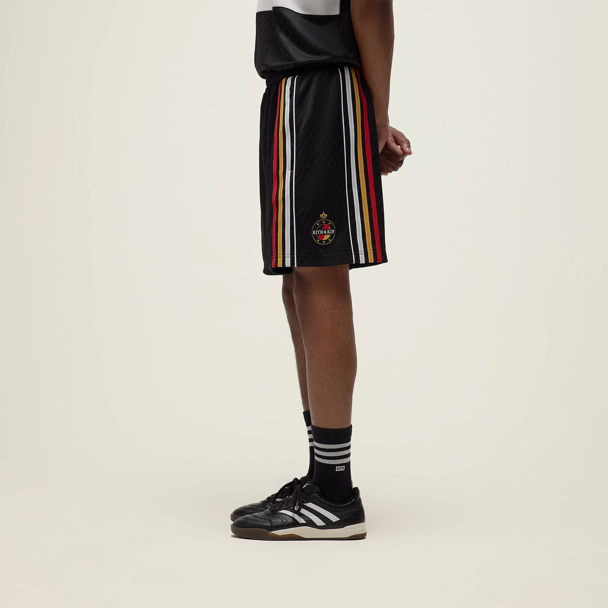 Sporty Performance Kith for adidas Football Uniform Short - Black
