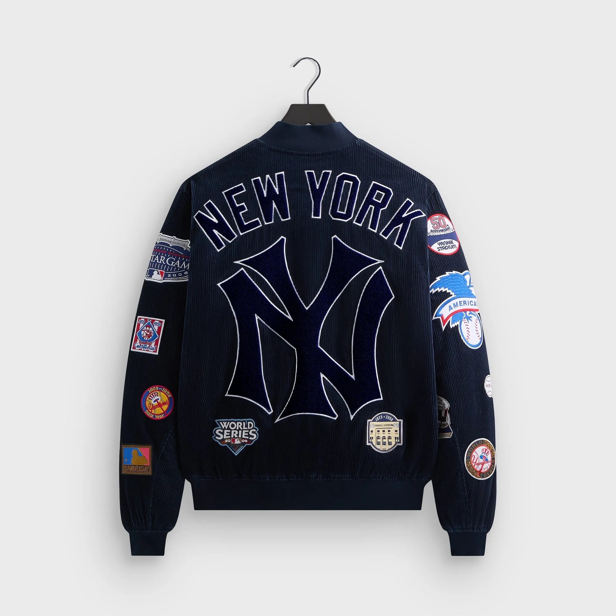 Functional Piece Kith for the New York Yankees Corduroy Avery Bomber Jacket - Nocturnal