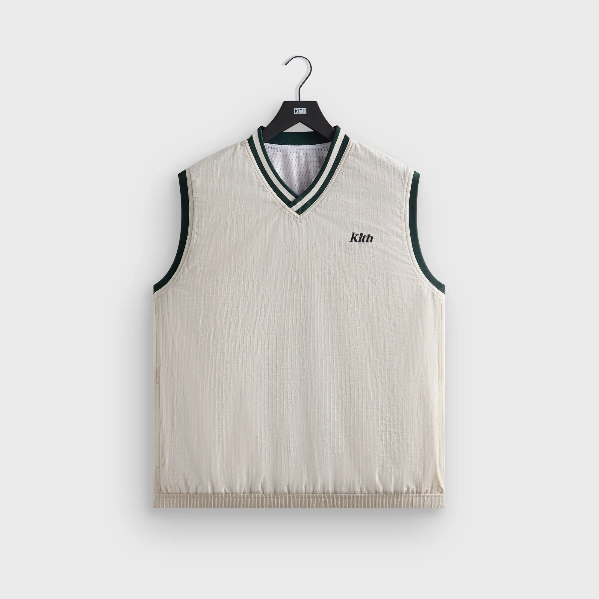 Kith for Wilson Dobby Reversible Vest - Sandrift Compression Panels Stain Resistant