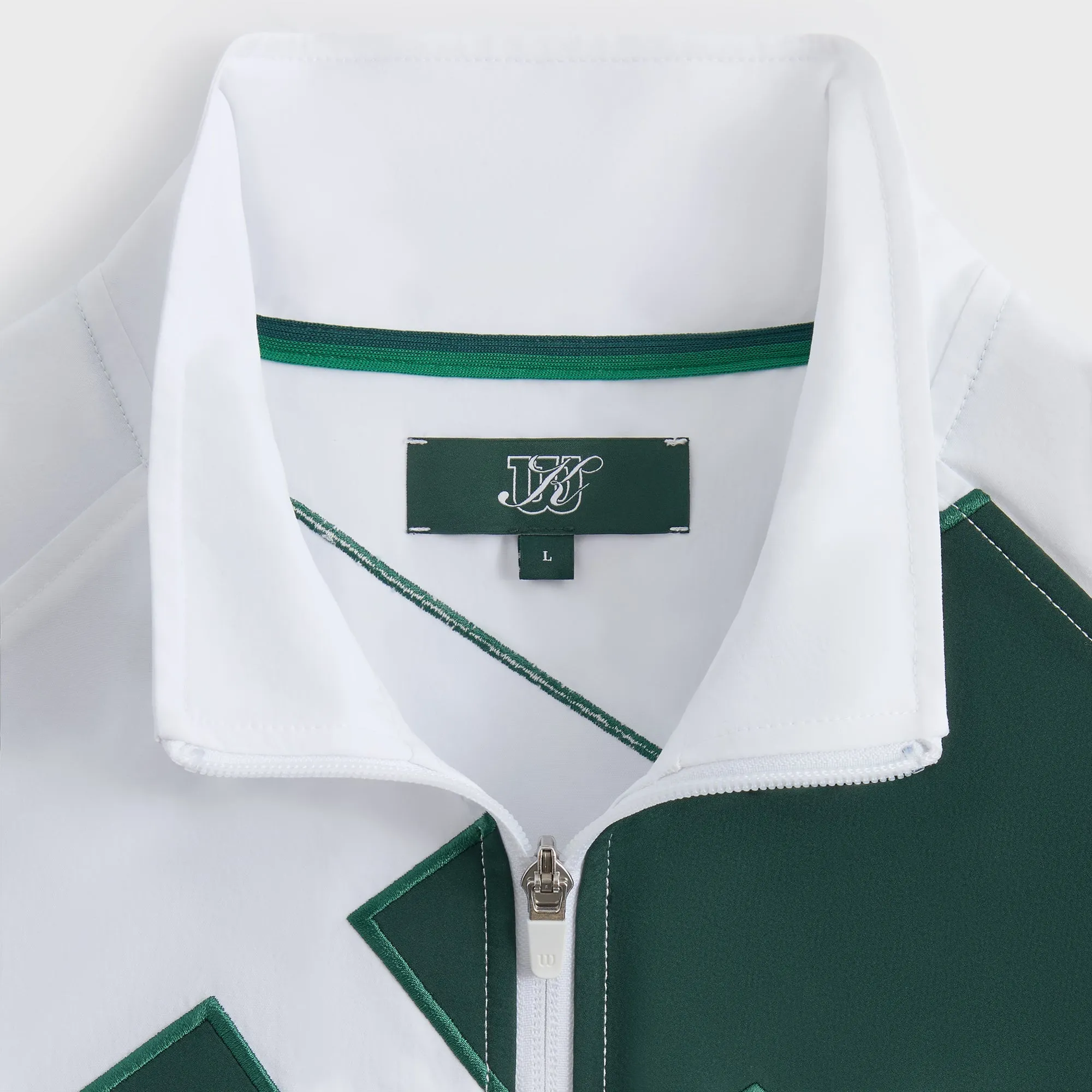 TapedZippers Kith for Wilson Track Jacket - White