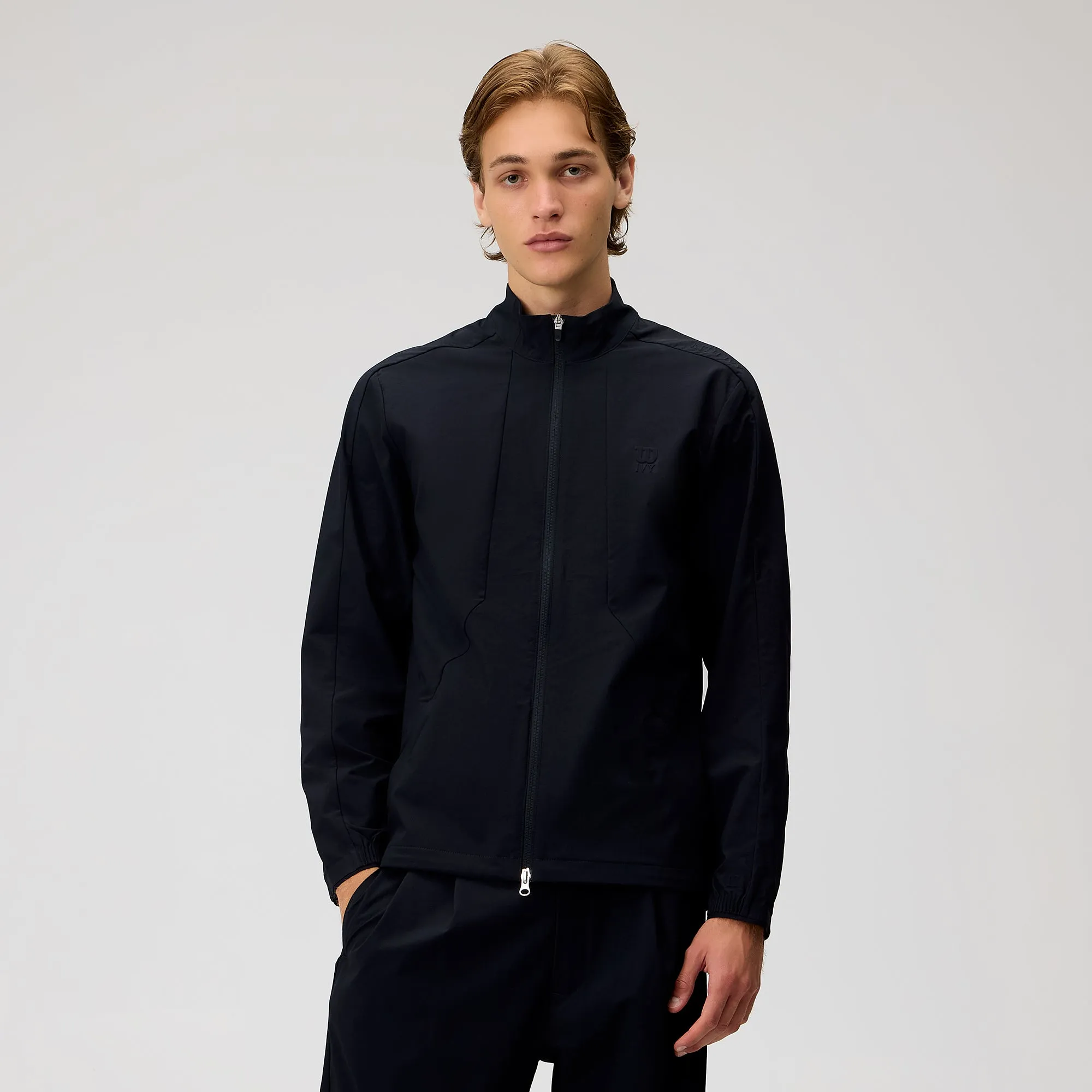 Soft Texture Kith Ivy for Wilson Warm Up Jacket - Black
