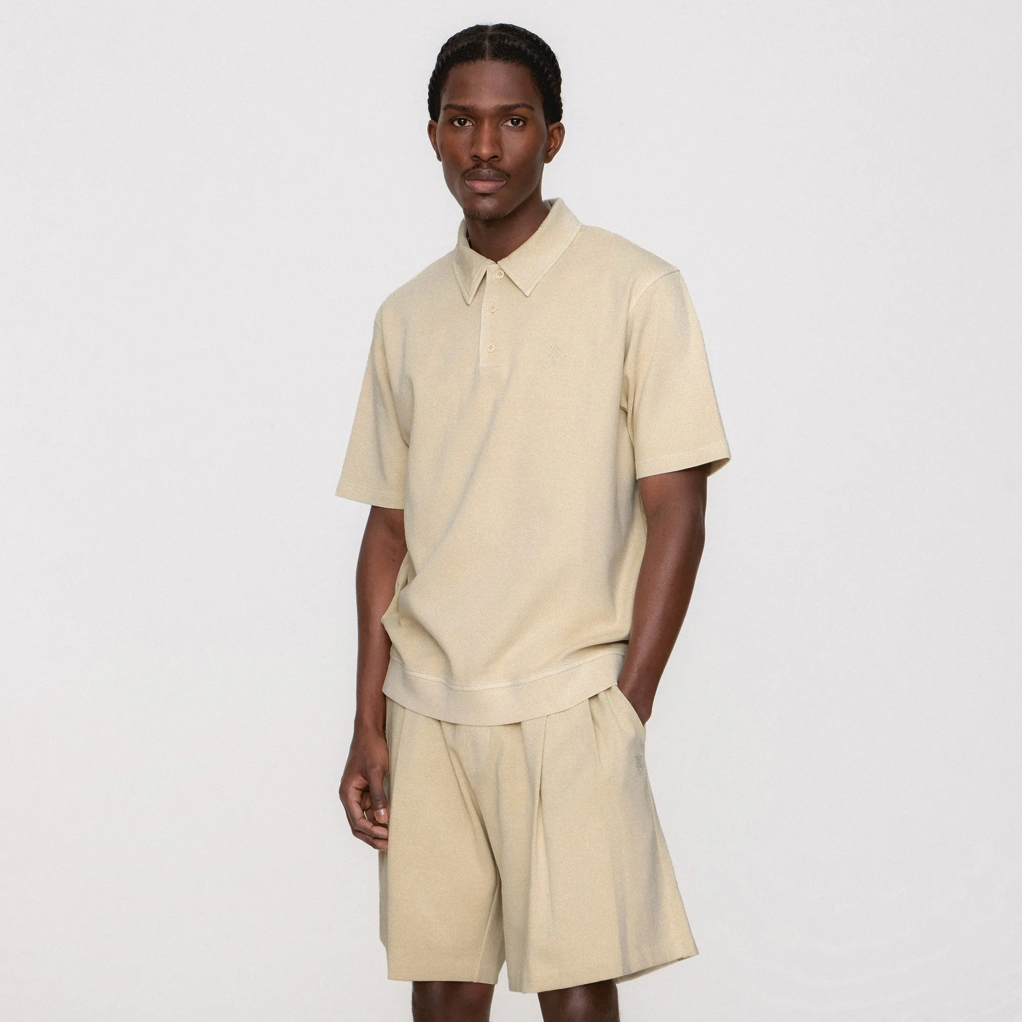 Active Shorts Breezy Stretch Kith Kylan Sweatshort - Durum