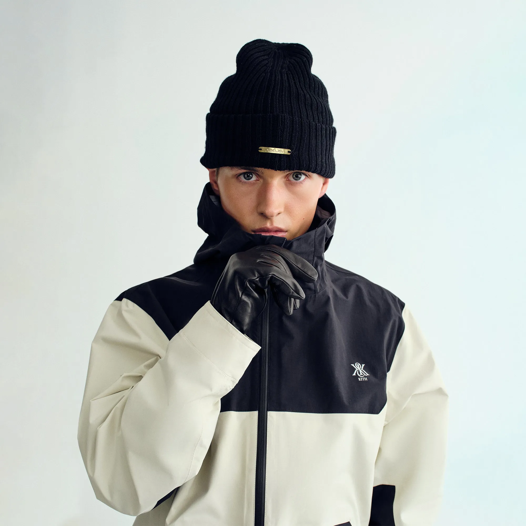 Breathable Softshell Layer Kith Makai Bonded Tech Jacket - Alabaster