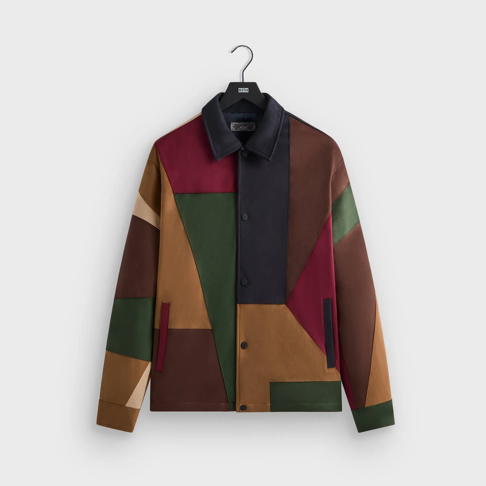 Kith Microsuede Patchwork Pirlo Jacket - Nocturnal Warm Lining