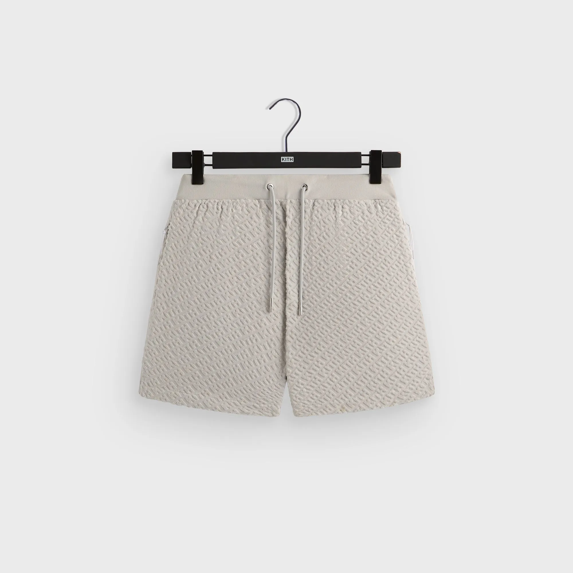 Soft Comfort Kith Monogram Terry Graham Short - Concrete