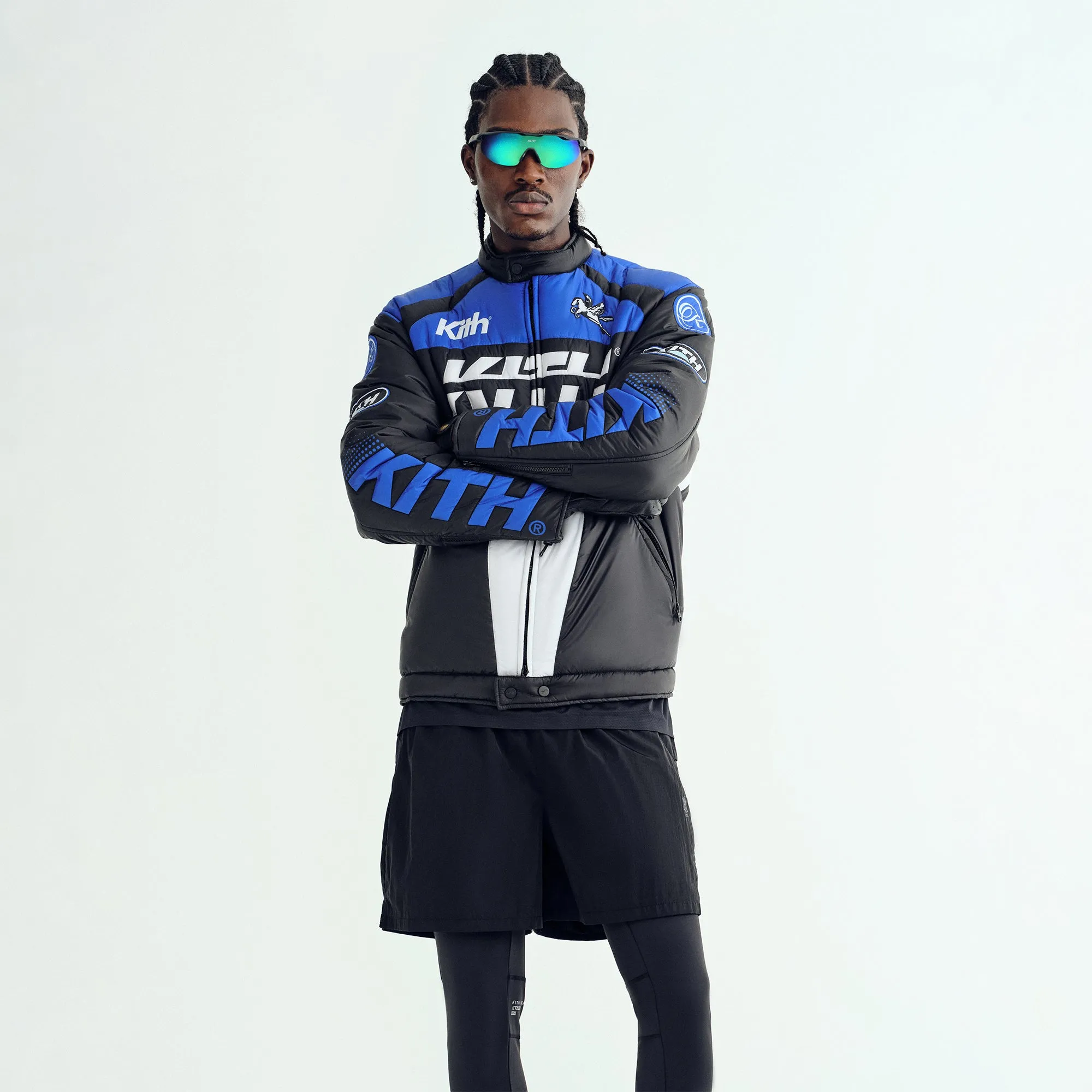 Kith Moto Full Zip Brixton Jacket - Cyclone Double Layer Protection ElasticCuffs