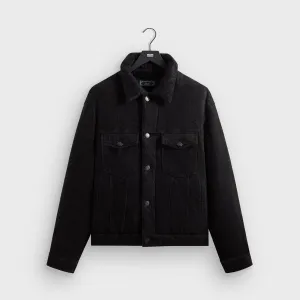 Contoured Back Panel Reflective Safety Details Kith Puffed Jase Denim Jacket - Black
