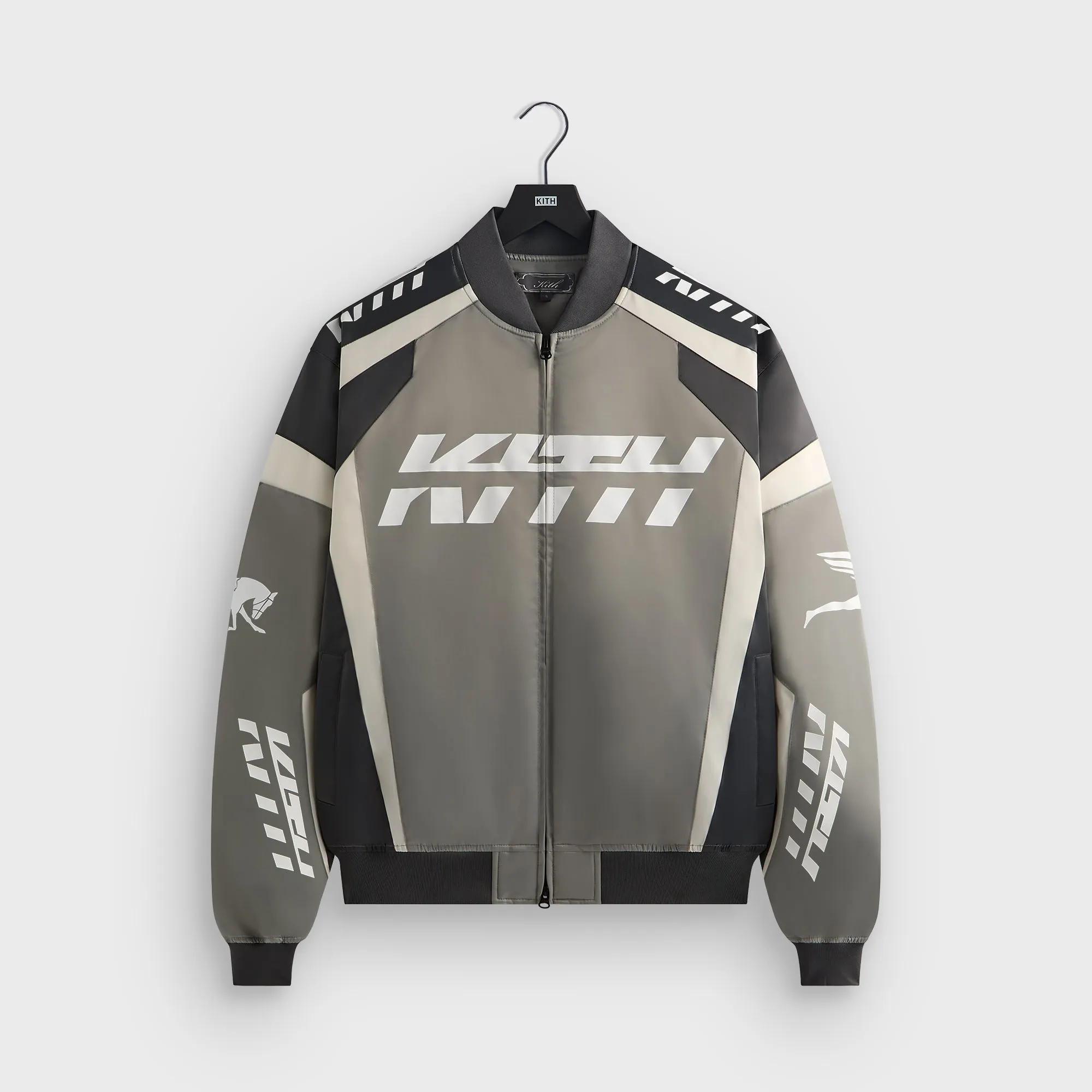 Kith Racing Nylon Bomber Jacket - Steel TearResistant Reinforcements