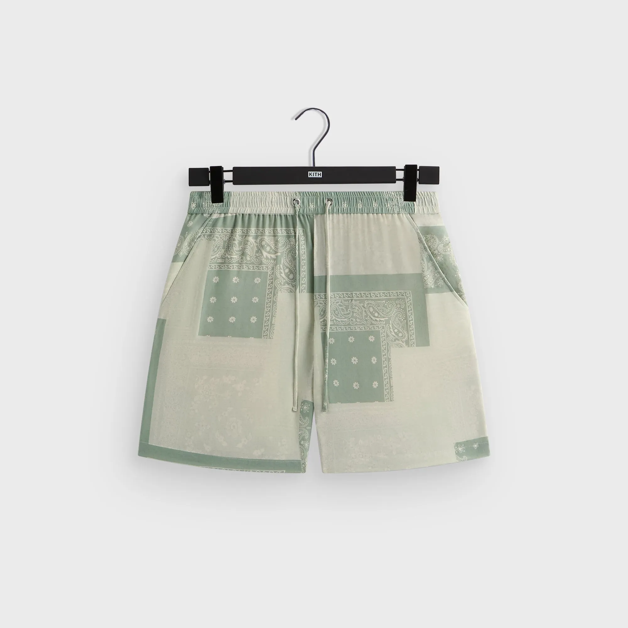 Kith Silk Lyocell Bandana Cedar Short - Realm Light Stretch Design