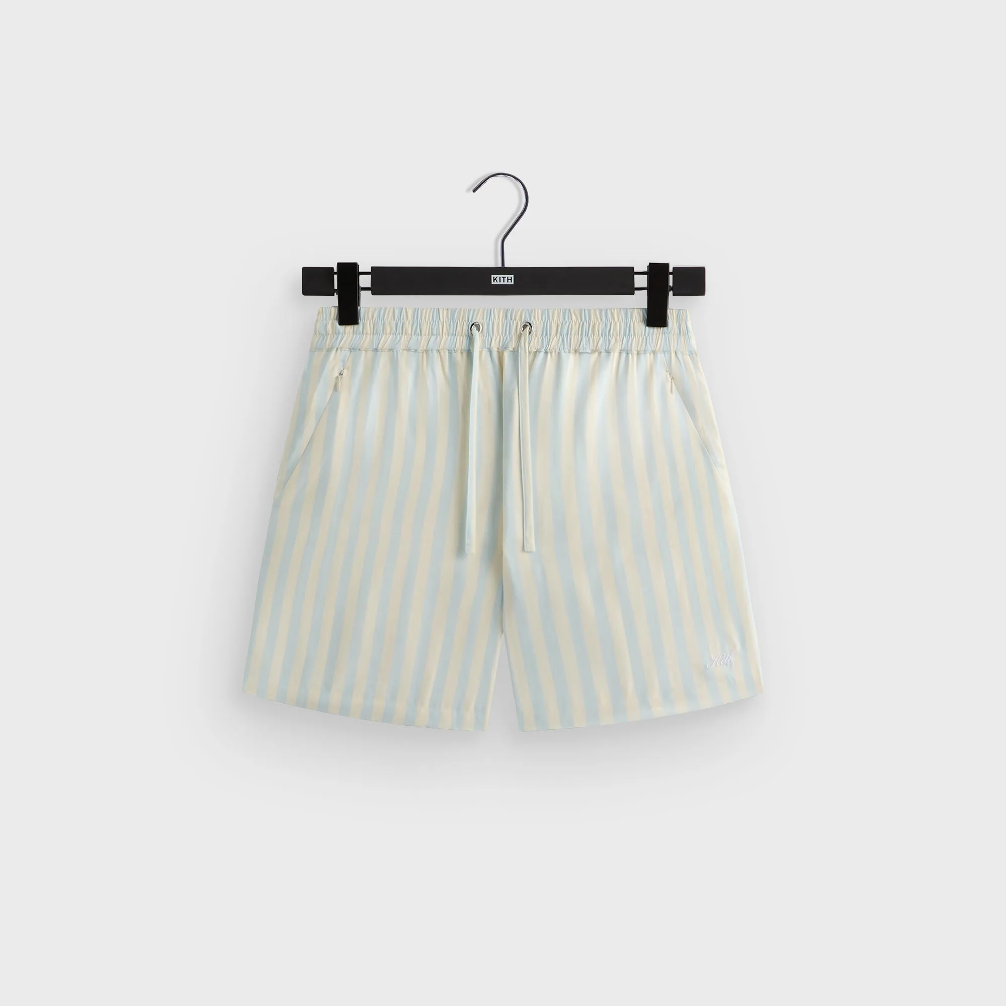 Kith Striped Cedar Short - Light Indigo men's option