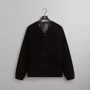 Kith Sueded Tech Winfield Quilted Liner - Black Daily Essential Lightweight Thermal Tech