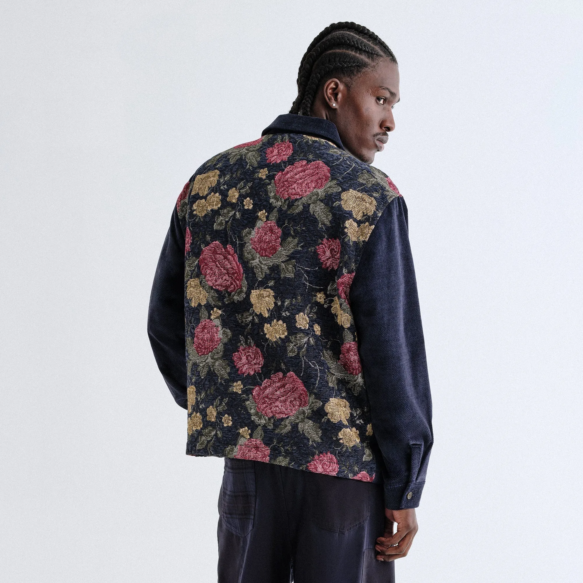 quick dry Kith Tapestry Panelled Remsen Jacket - Ink