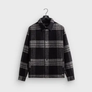 Kith Textured Plaid Isaiah Buttondown - Black On Duty Layer