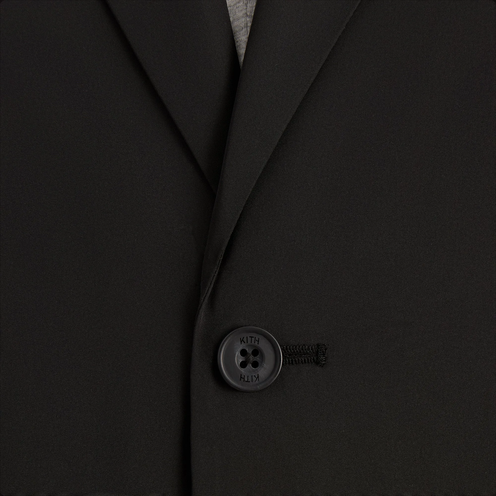 Kith Transitional Tech Erik Blazer - Black Sun Protective Fabric Microfiber texture