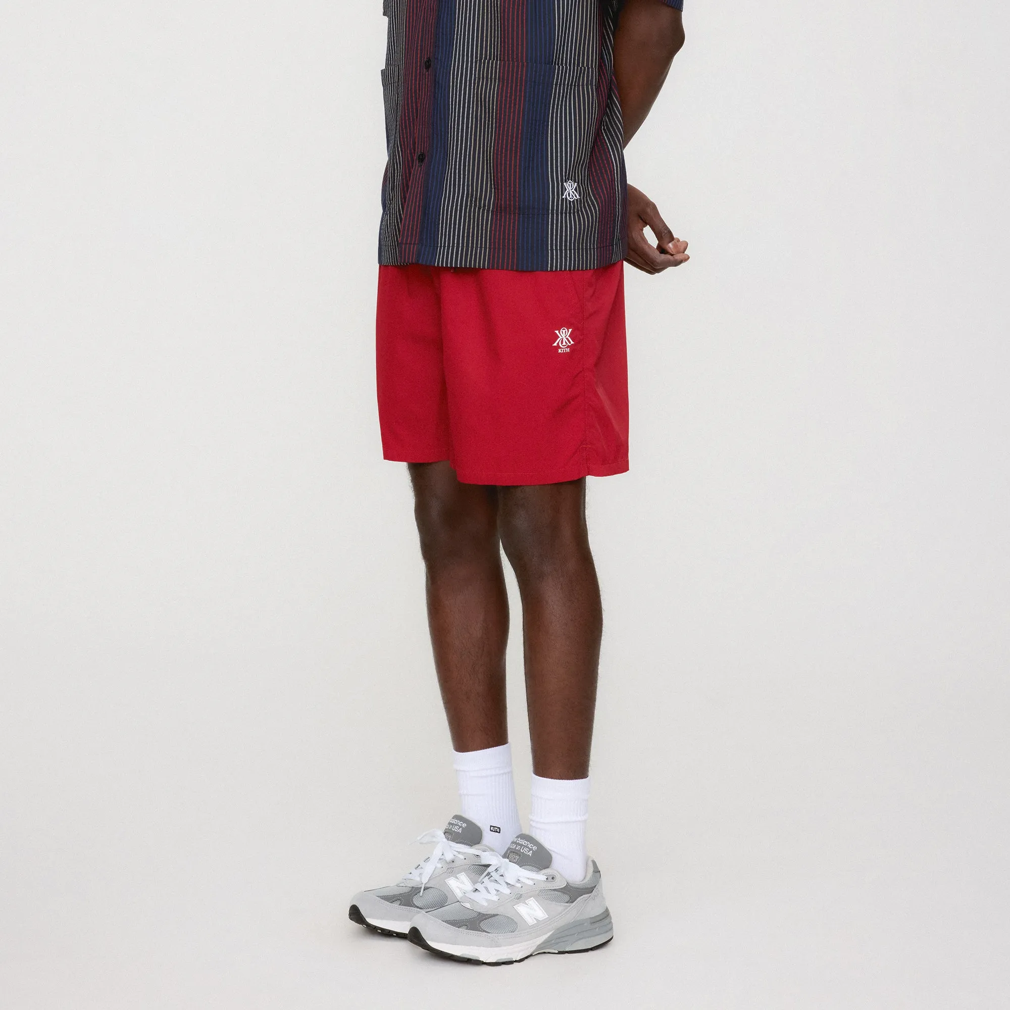 Abrasion Resistant Surface Workout Gear Kith Twill Collins Swim Short - Allure