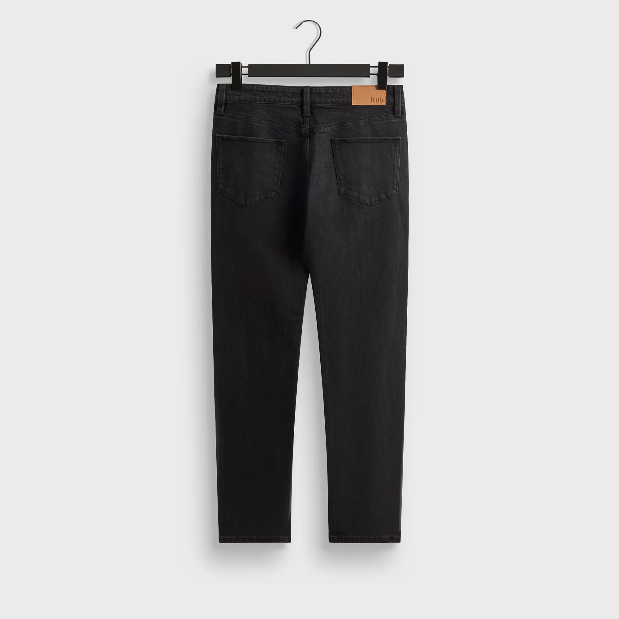 Kith Varick Taper Jean - Black Hidden Rivet Details