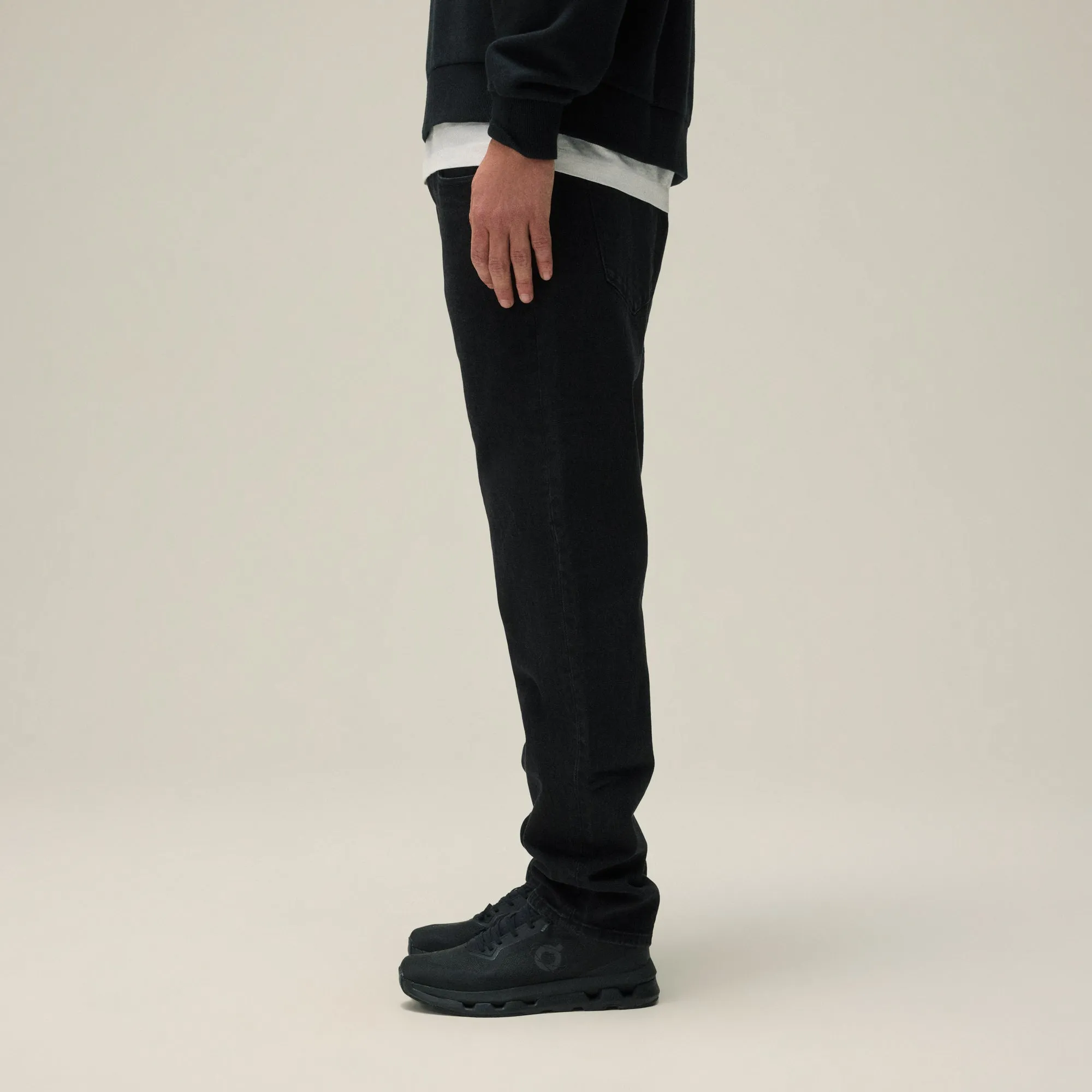 Kith Varick Taper Jean - Black Neutral Fabric