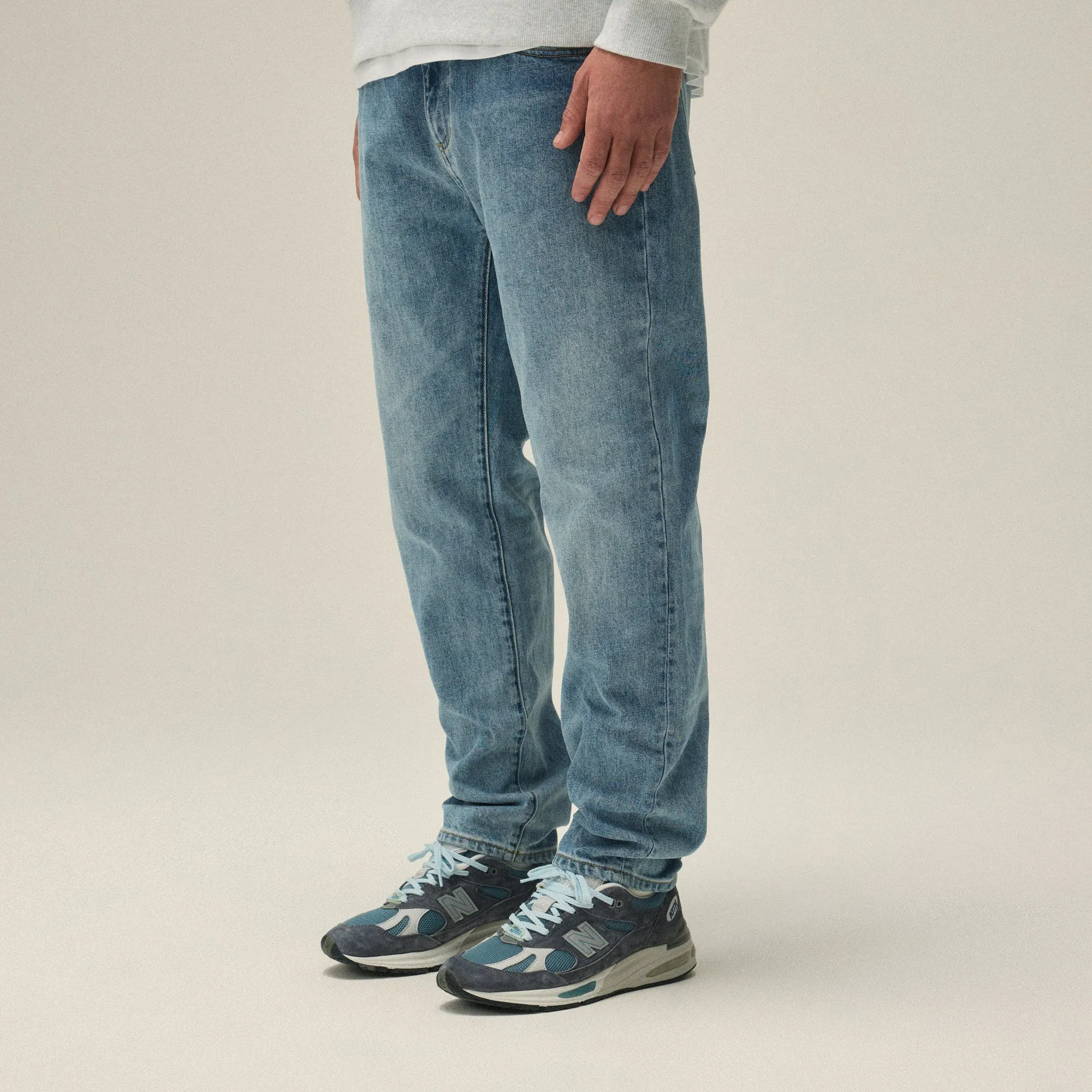 Reinforced Pockets Date Night Summer Vibes Kith Varick Taper Jean - Indigo