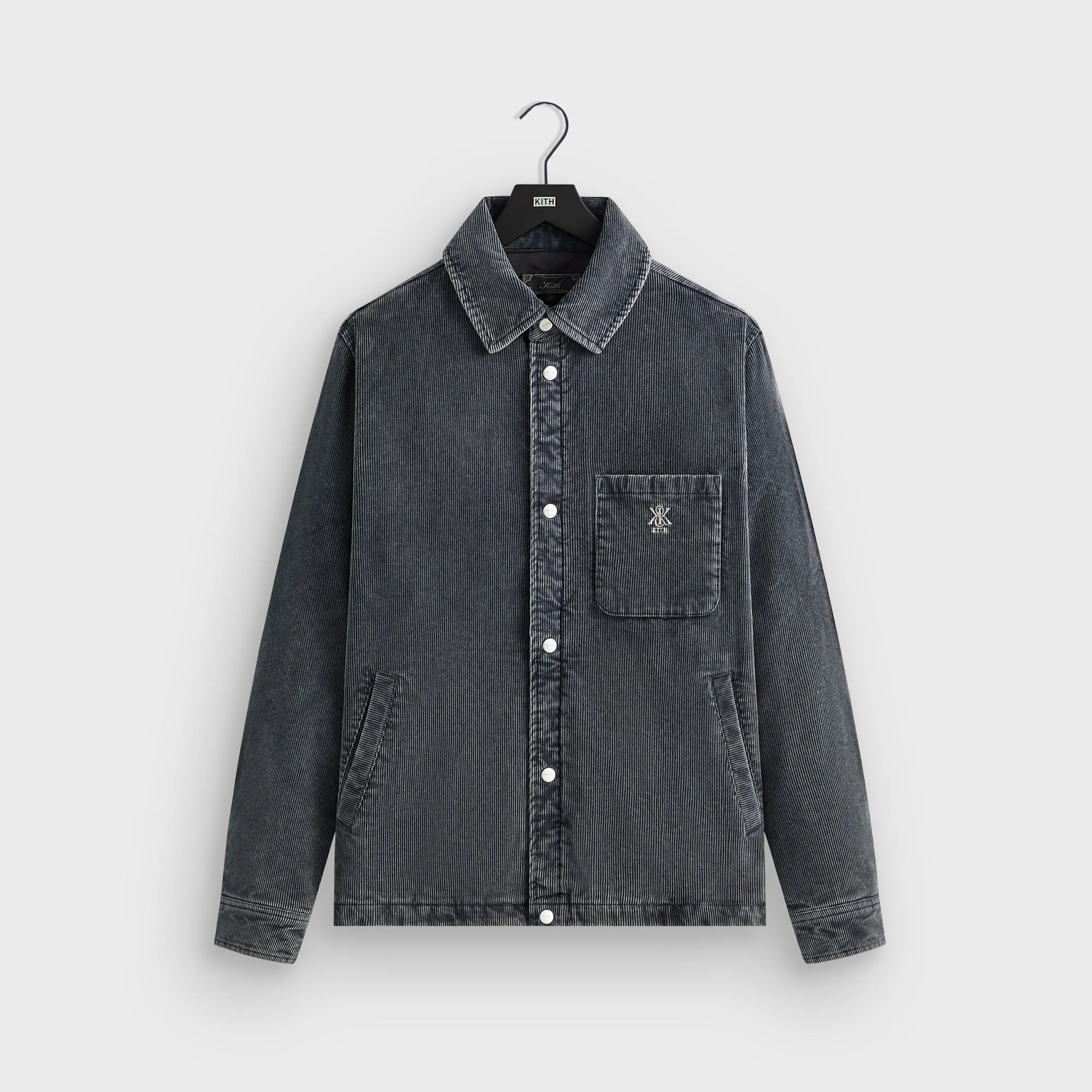 ErgonomicCut Changeable Style Kith Washed Corduroy Brixton Puffed Shirt Jacket - Elevation