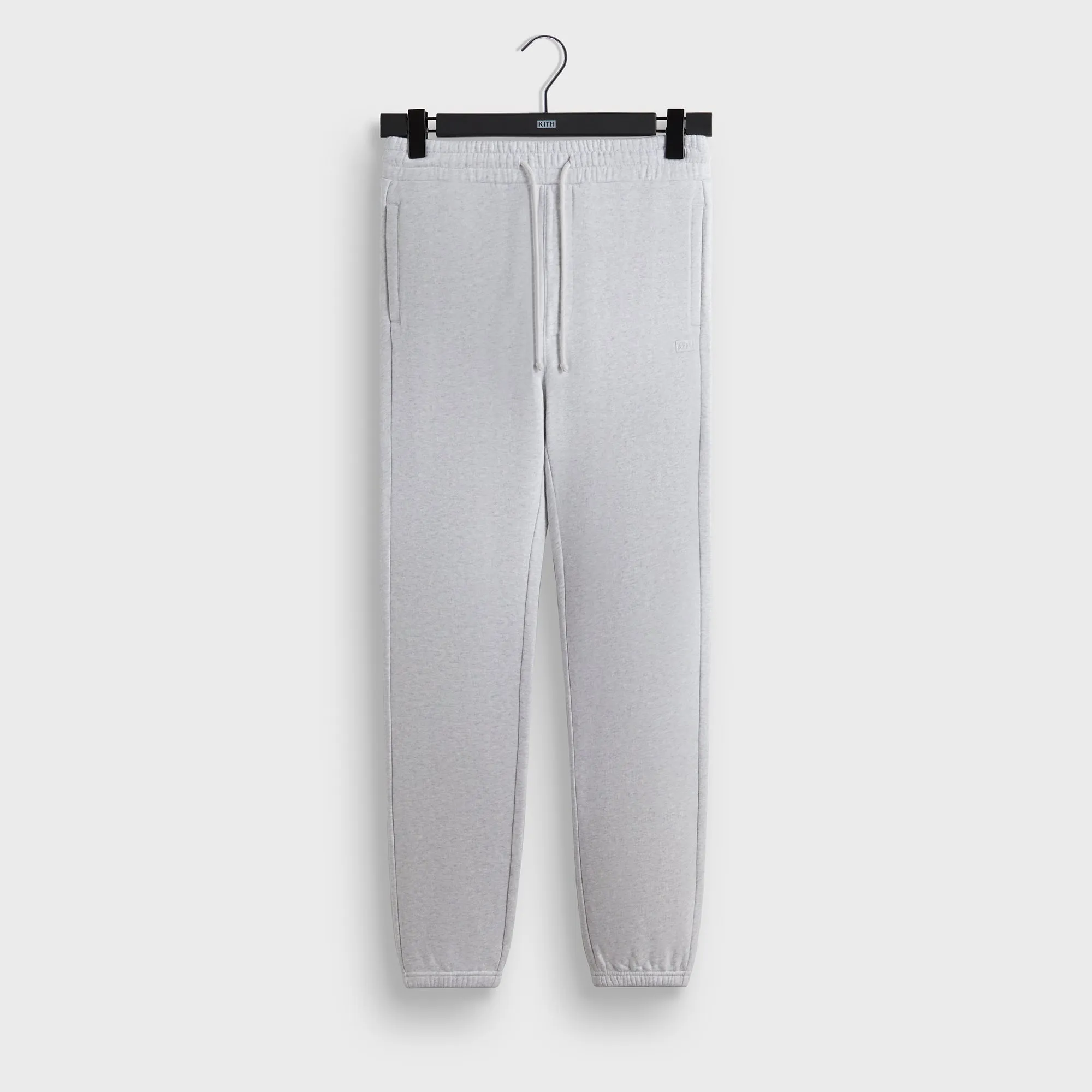 Durable Hemming Flexible Gusset Design Kith Williams I Sweatpant - Light Heather Grey