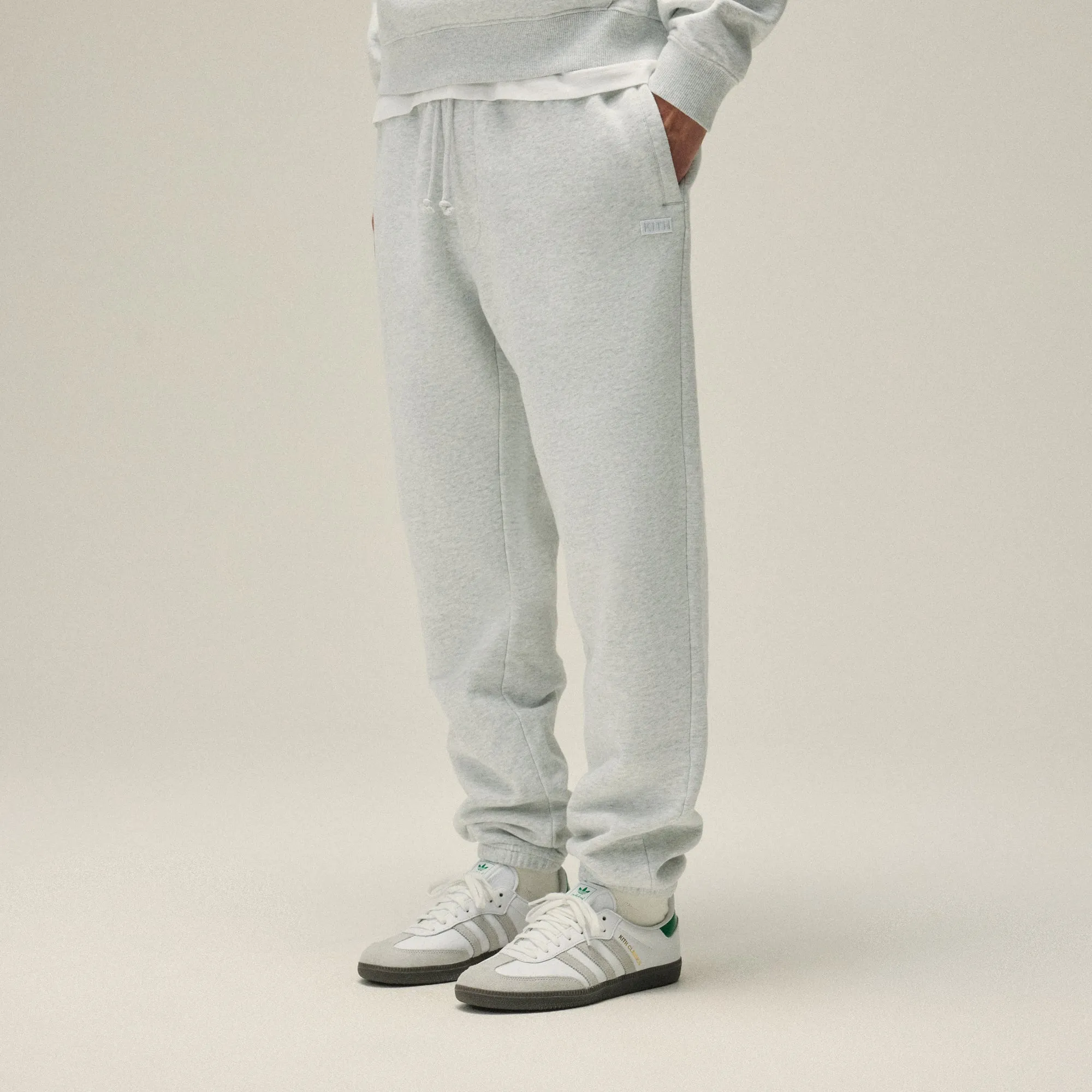 Commuter Ready Kith Williams I Sweatpant - Light Heather Grey