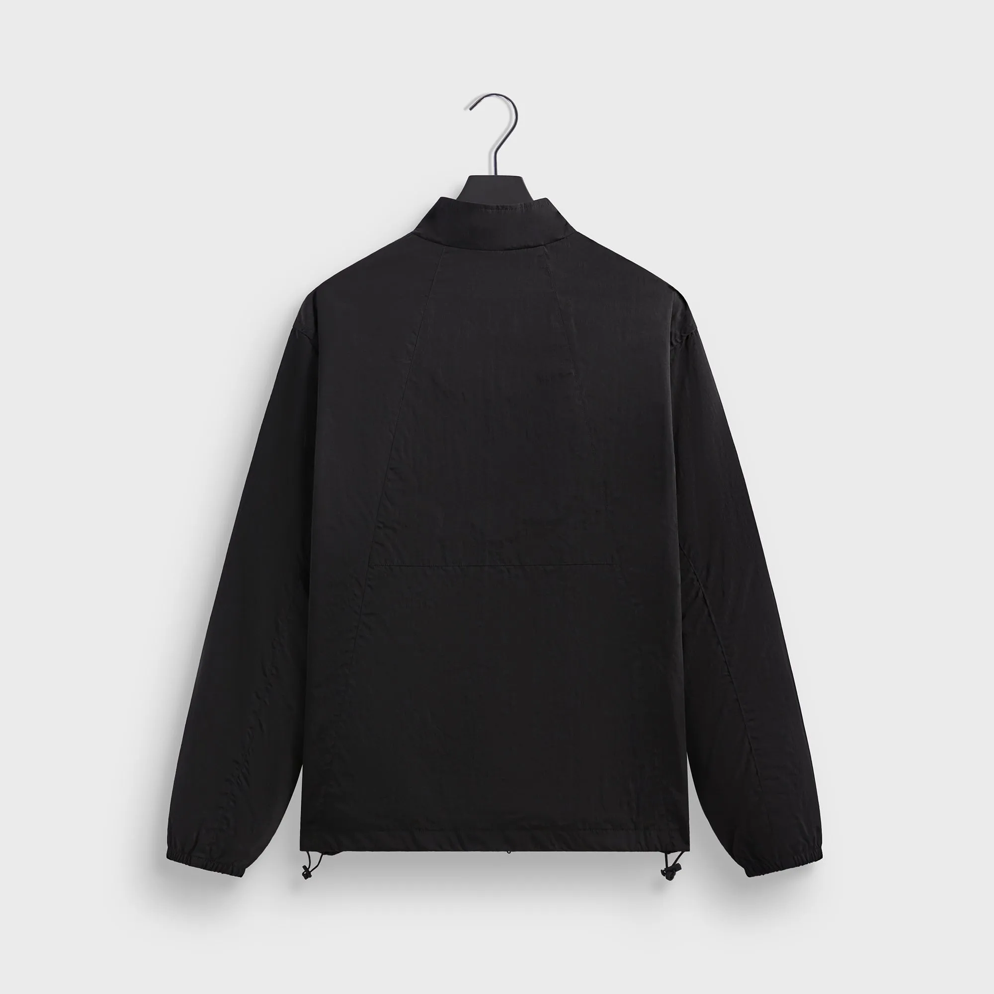Kith Wrinkle Nylon Windsor Panelled Track Jacket - Black Durable Stitching Shrink resistant