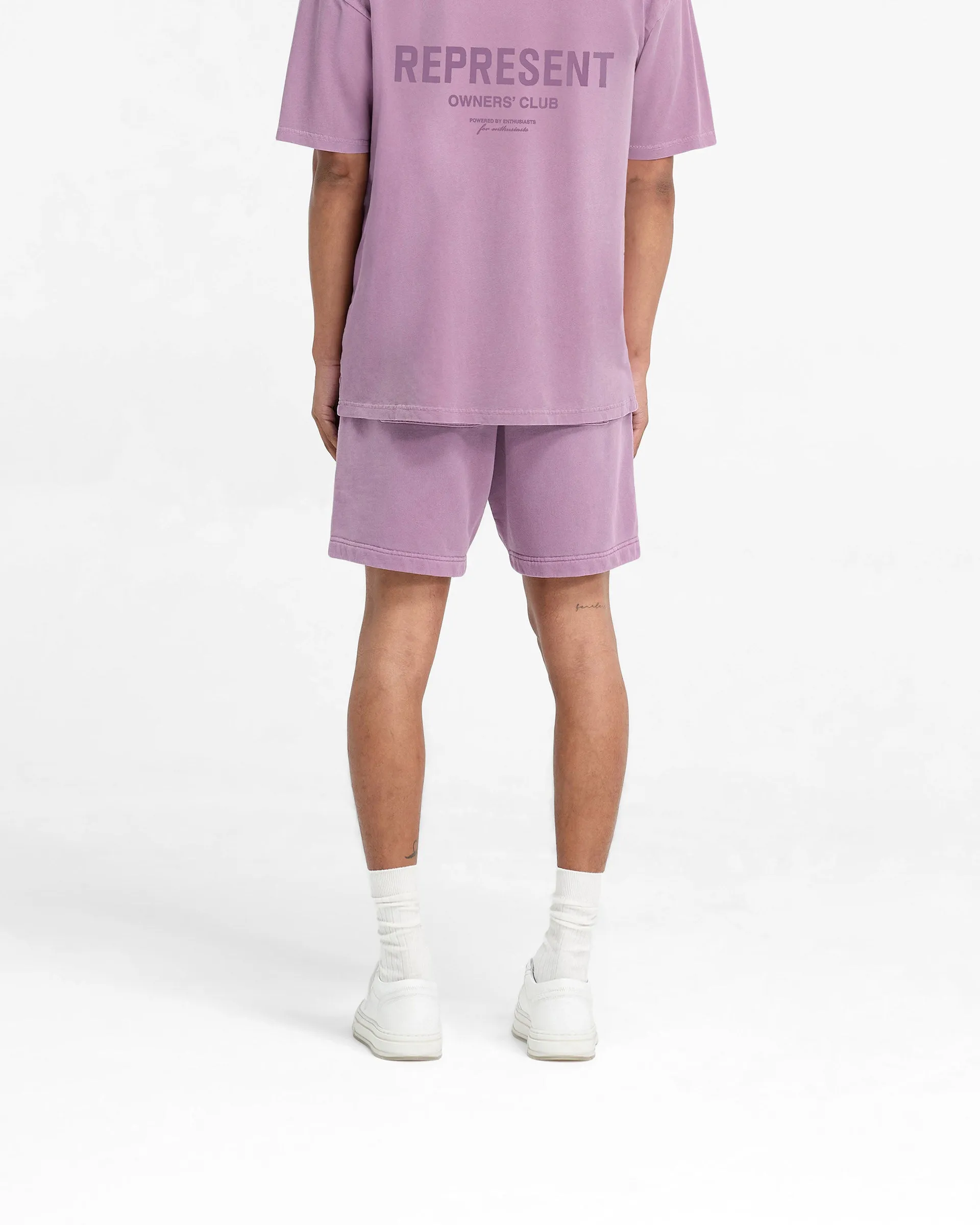 Represent Owners Club Shorts - Mid Purple MoistureWickingLining