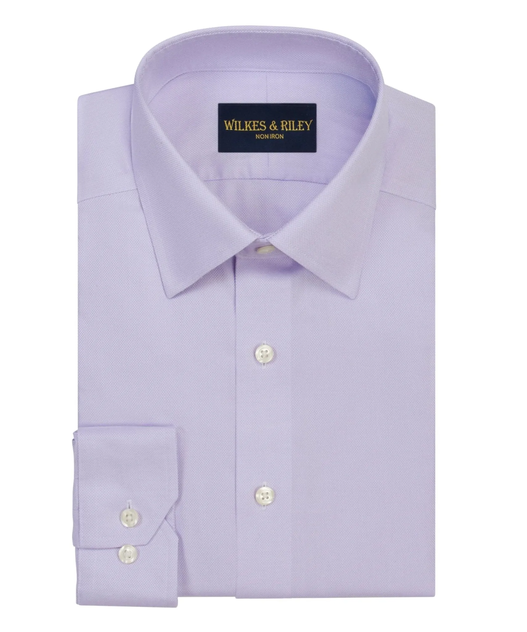 Hiking Gear Lavender Non-Iron Queens Oxford Dress Shirt - Spread Collar
