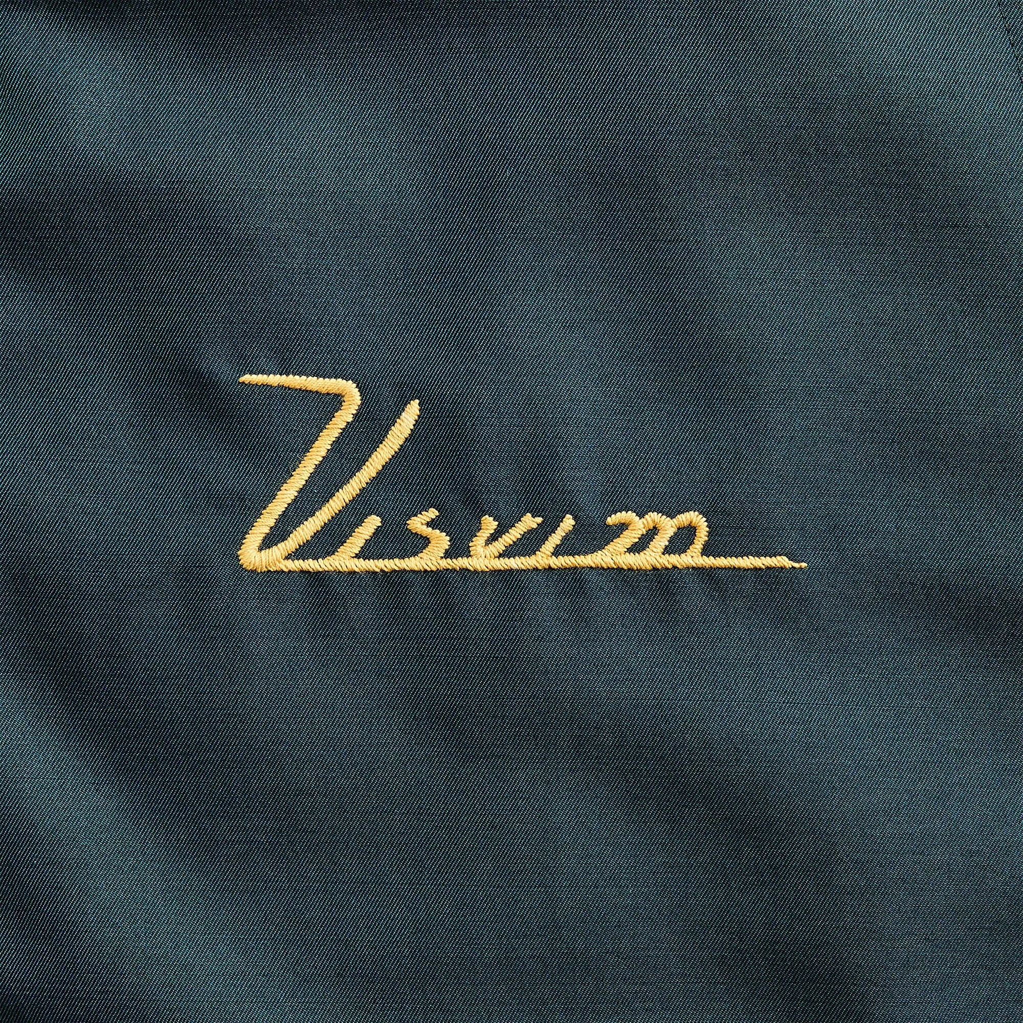 Visvim Douglas Team Jacket - Blue Heavyweight Fabric Soft touch finish
