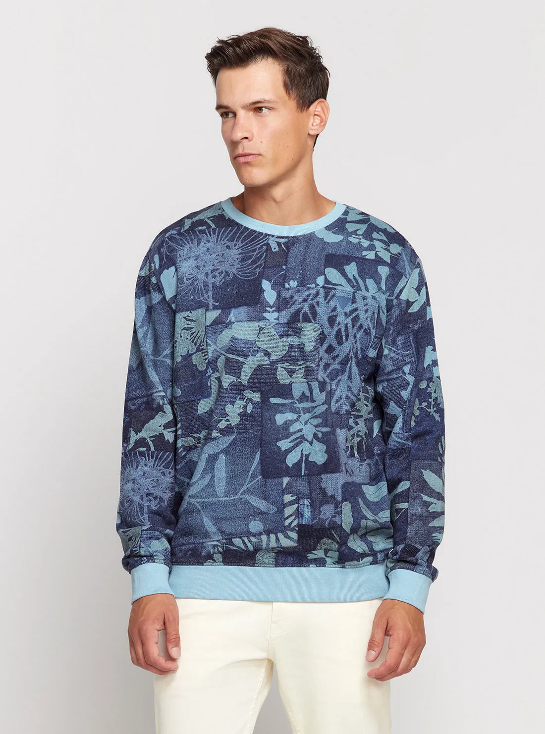 Eco Blue Overdye Jumper Unisex Apparel