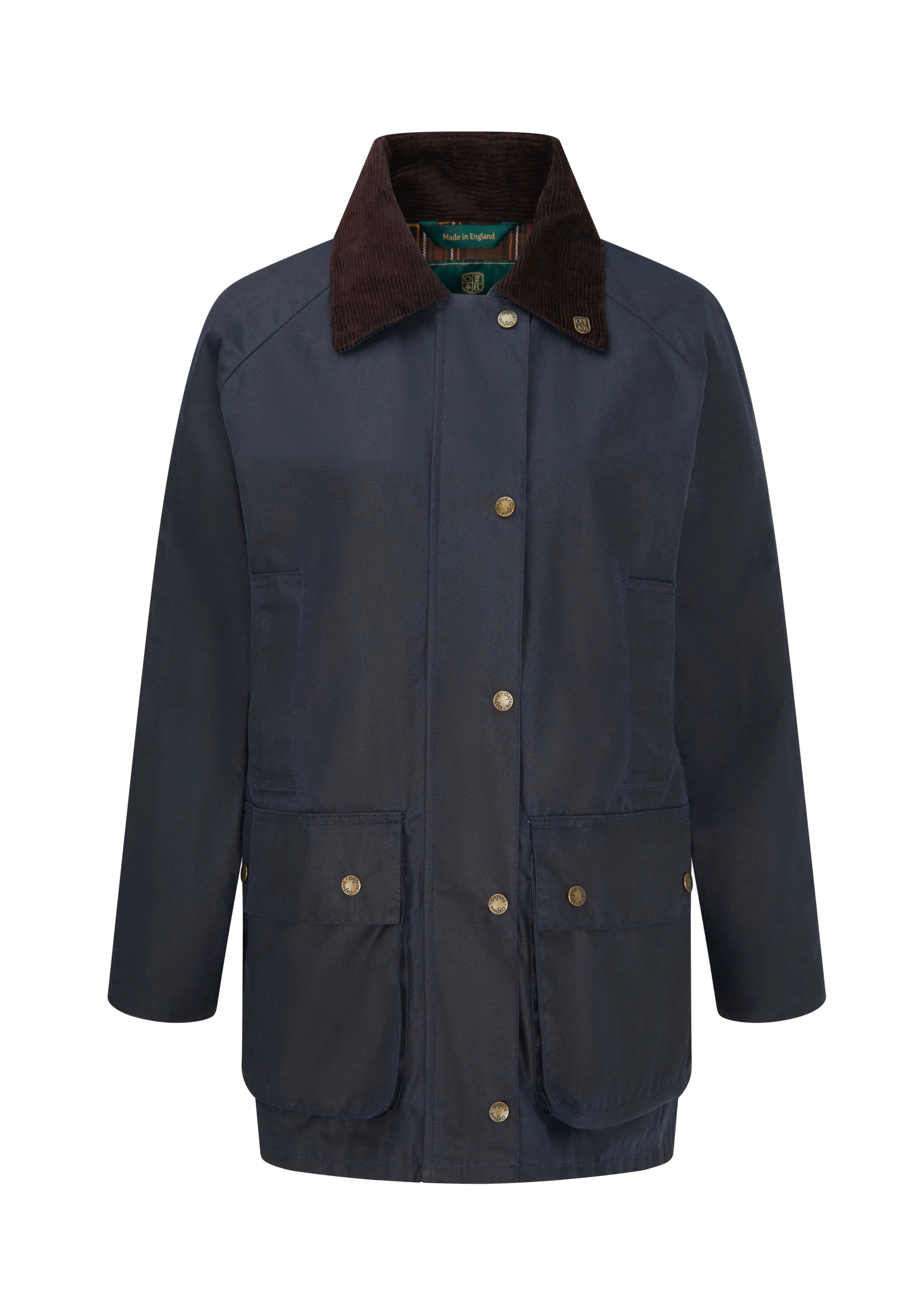 W01 - Men's Countryman Wax Jacket - NAVY SeamFreeEngineering ReflectiveTrimDetails