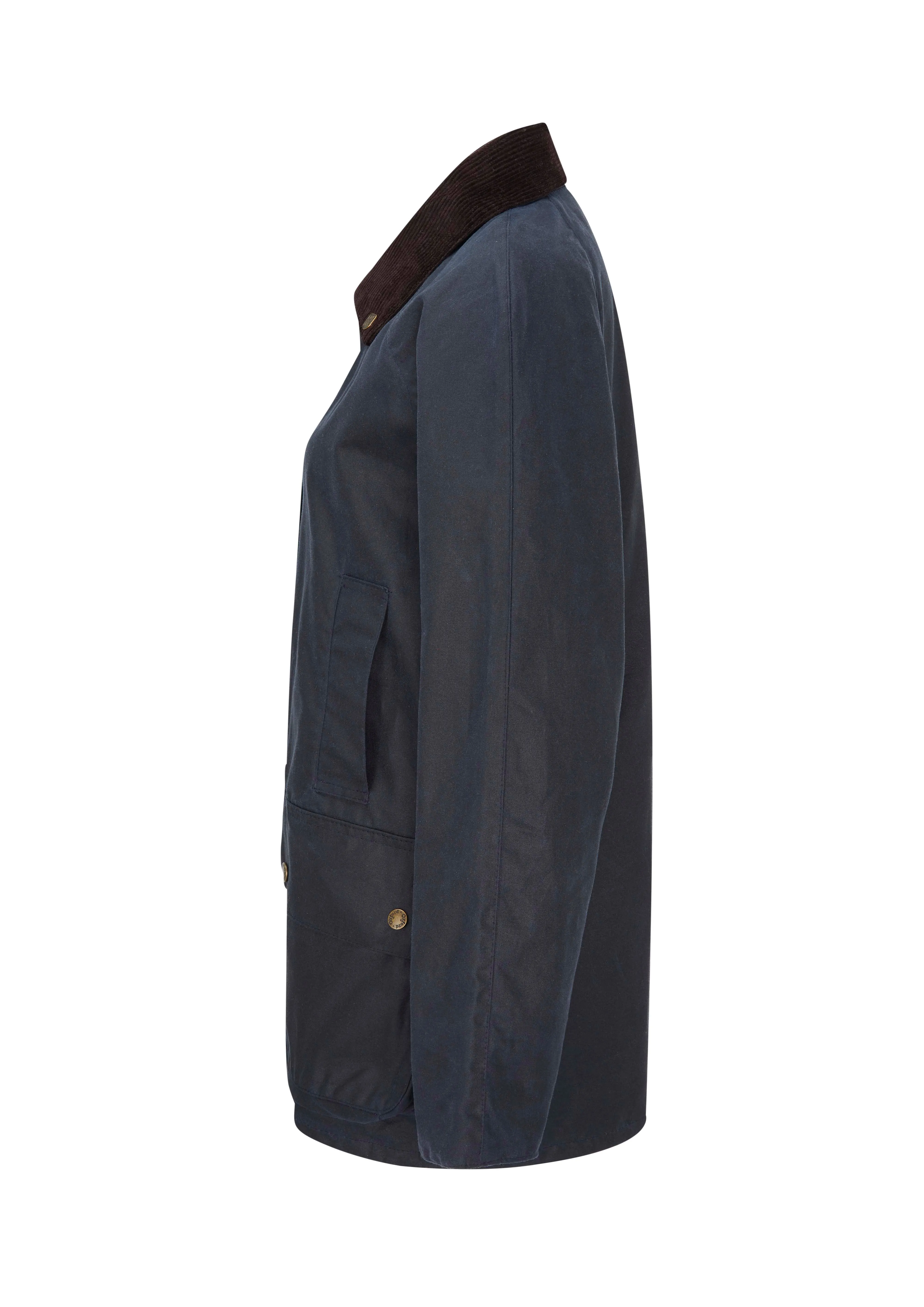 W01 - Men's Countryman Wax Jacket - NAVY ComfortWaistband Smooth Edge Binding