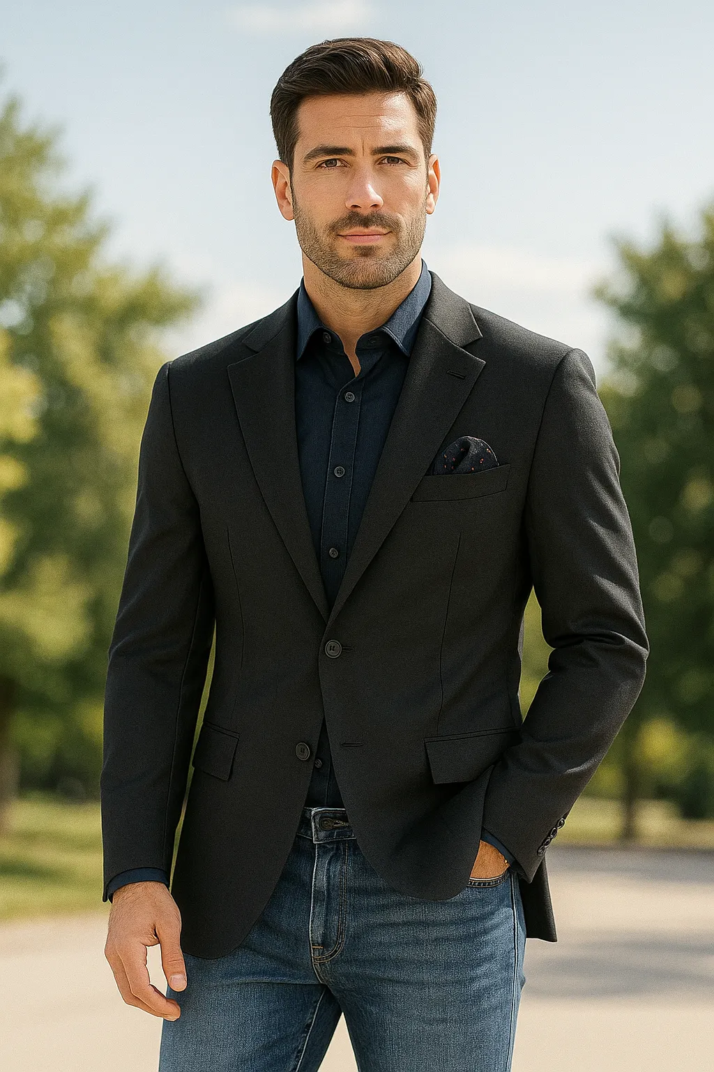 Casual Outdoor Look Adjustable Hem Conuti Etro Sport Jacket Black C110