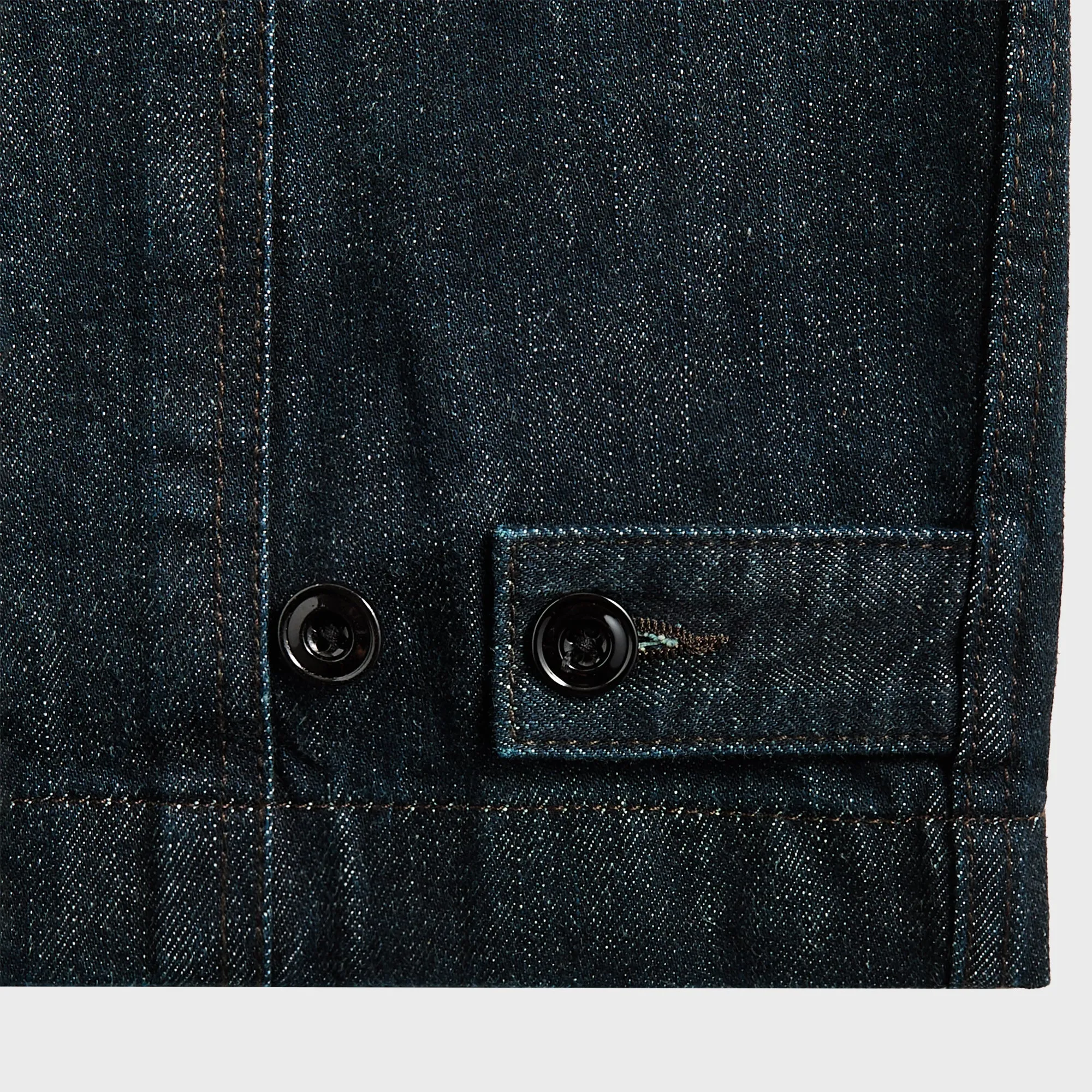 Wrinkle Free Material Lemaire Boxy Jacket - Denim Indigo