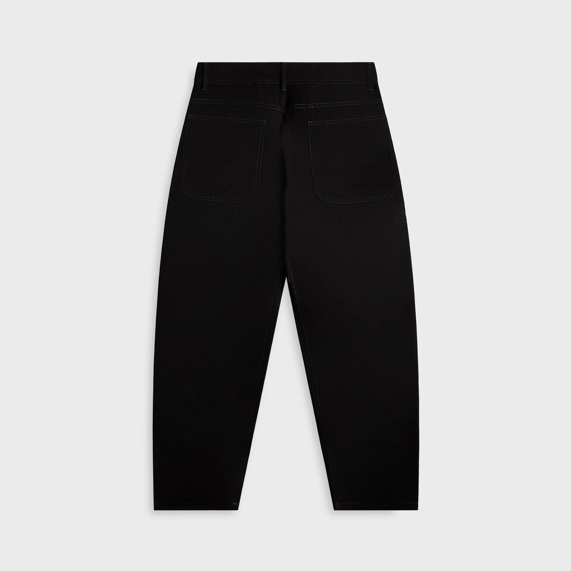 Easy Fit Light Layers Lemaire Twisted Workwear Pants - Black